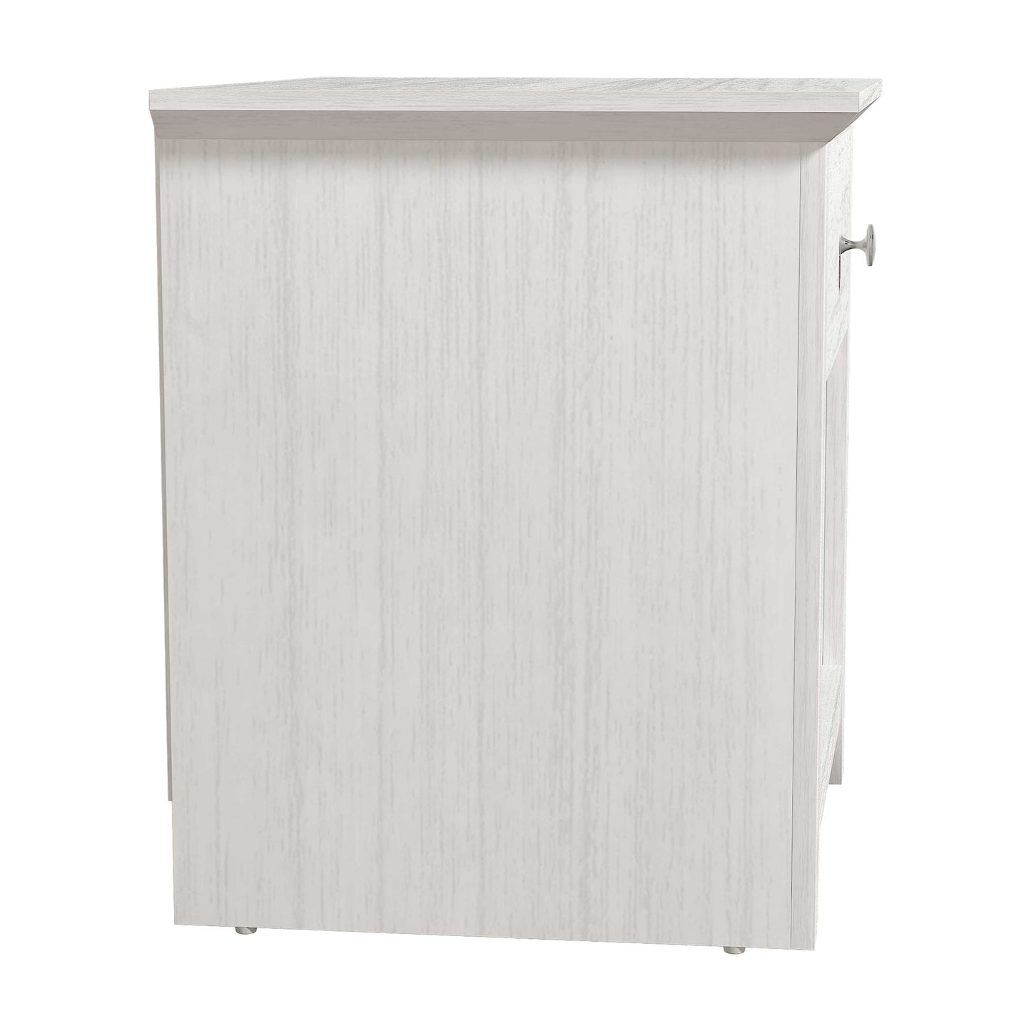 Galano Modern 1-Drawer Nightstands with Open Storage Set of 2 19.3" W × 16.9" D × 20.9" H