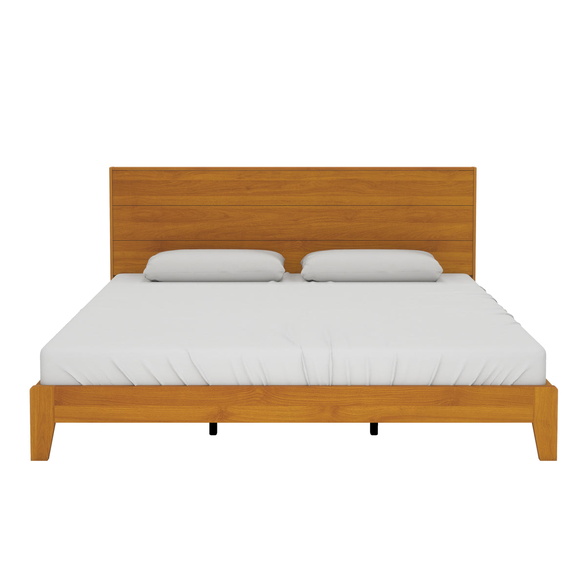 GALANO King Platform Bed with Headboard and Footboard