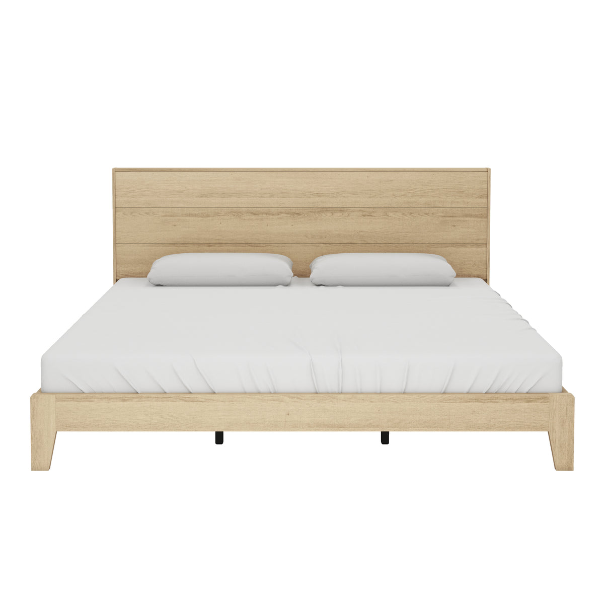 GALANO King Platform Bed with Headboard and Footboard