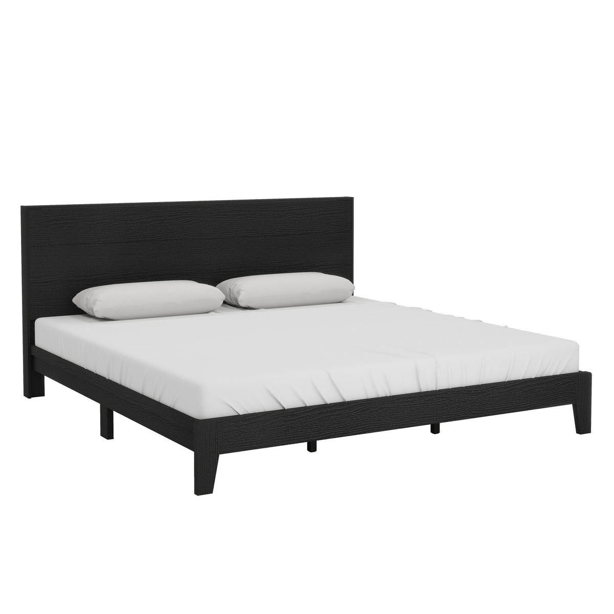 GALANO King Platform Bed with Headboard and Footboard