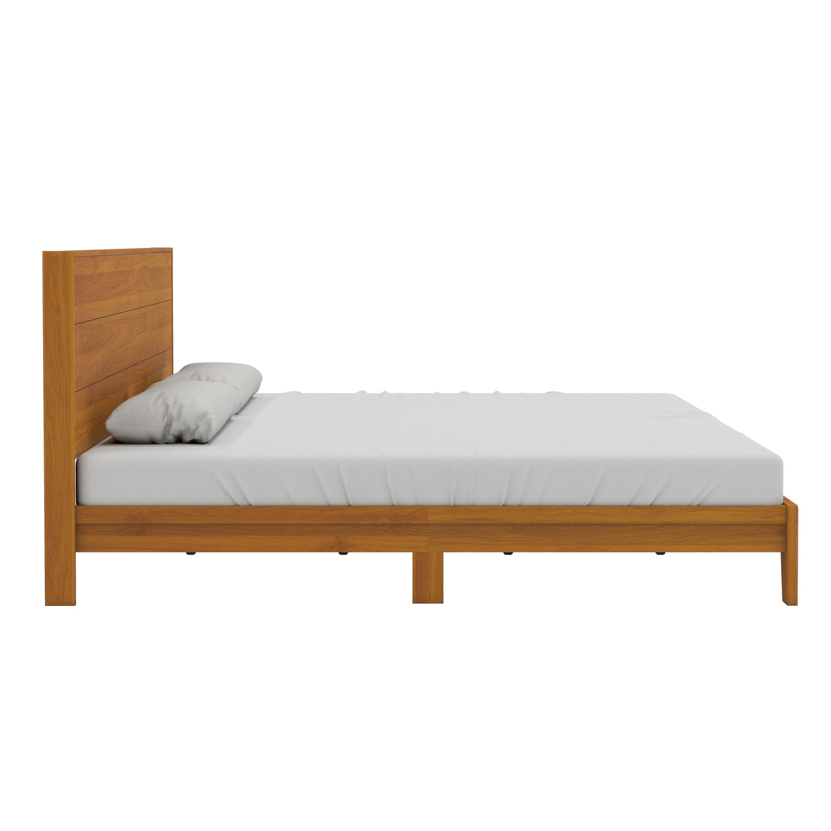 GALANO King Platform Bed with Headboard and Footboard