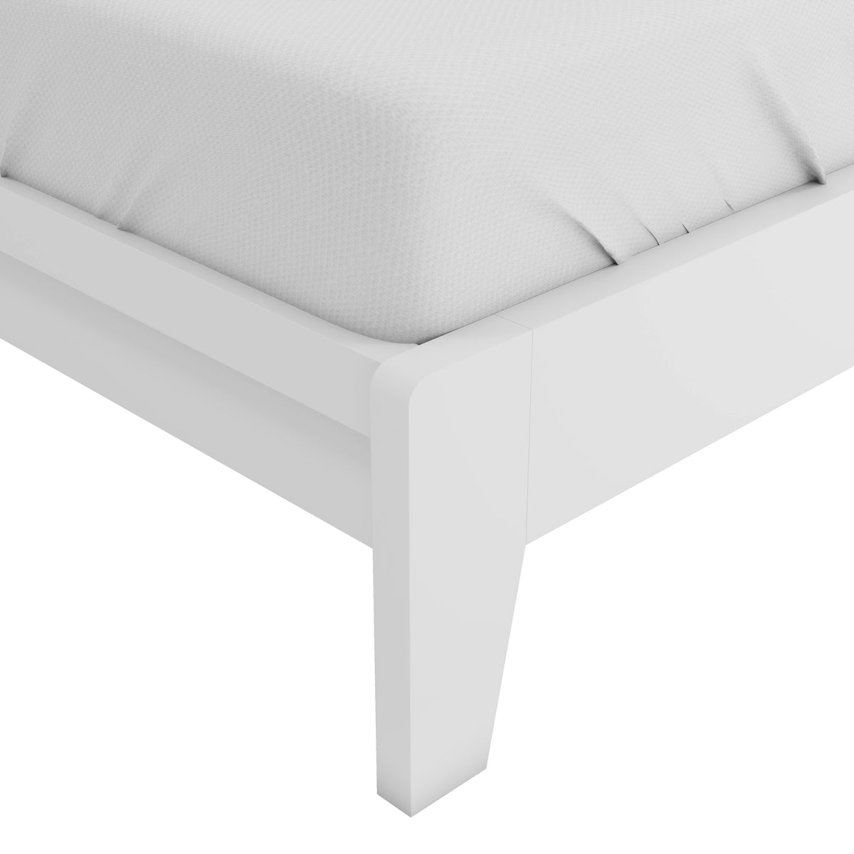 GALANO King Platform Bed with Headboard and Footboard