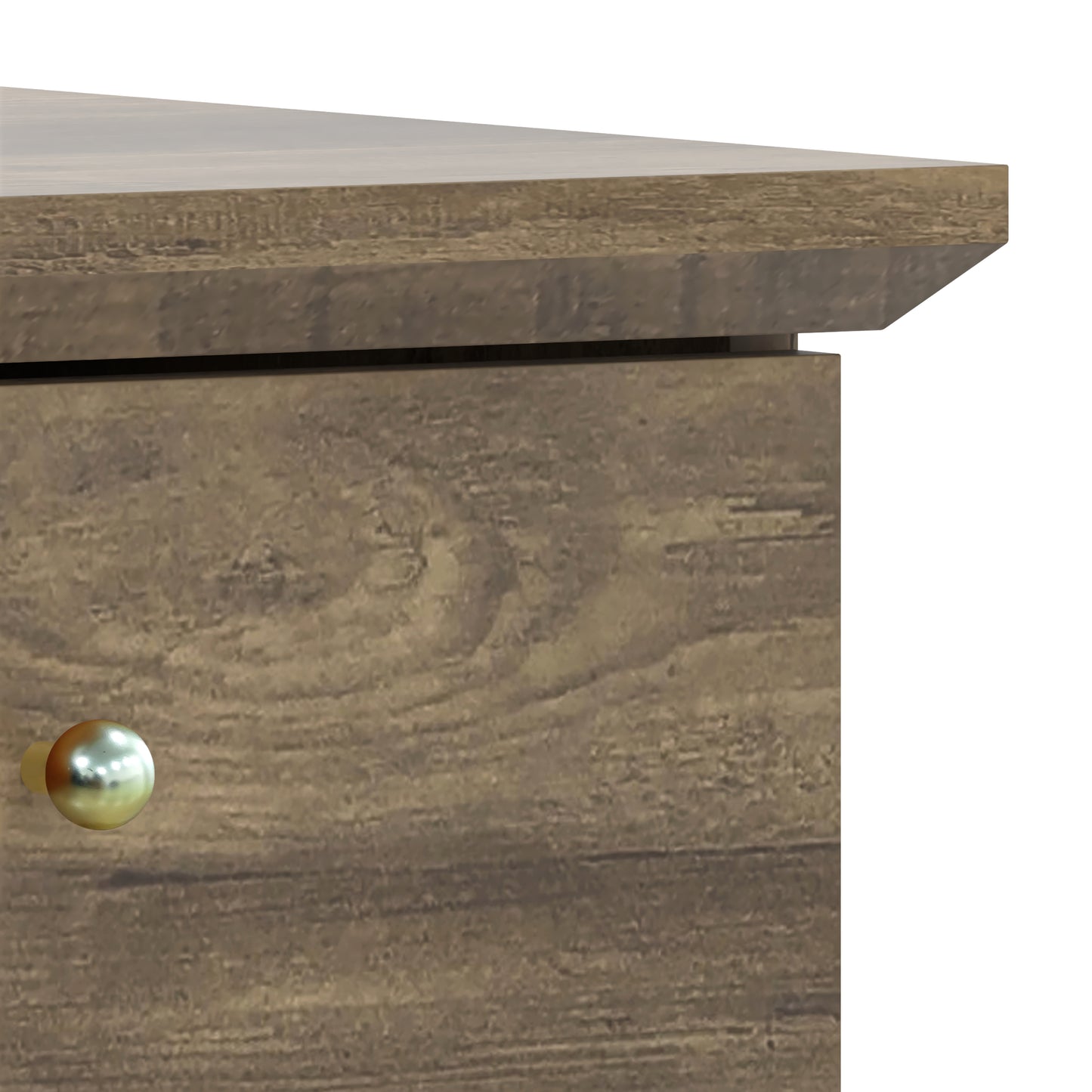 Galano End Table with Drawer and Cabinet Storage 22" W × 14" D × 25" H