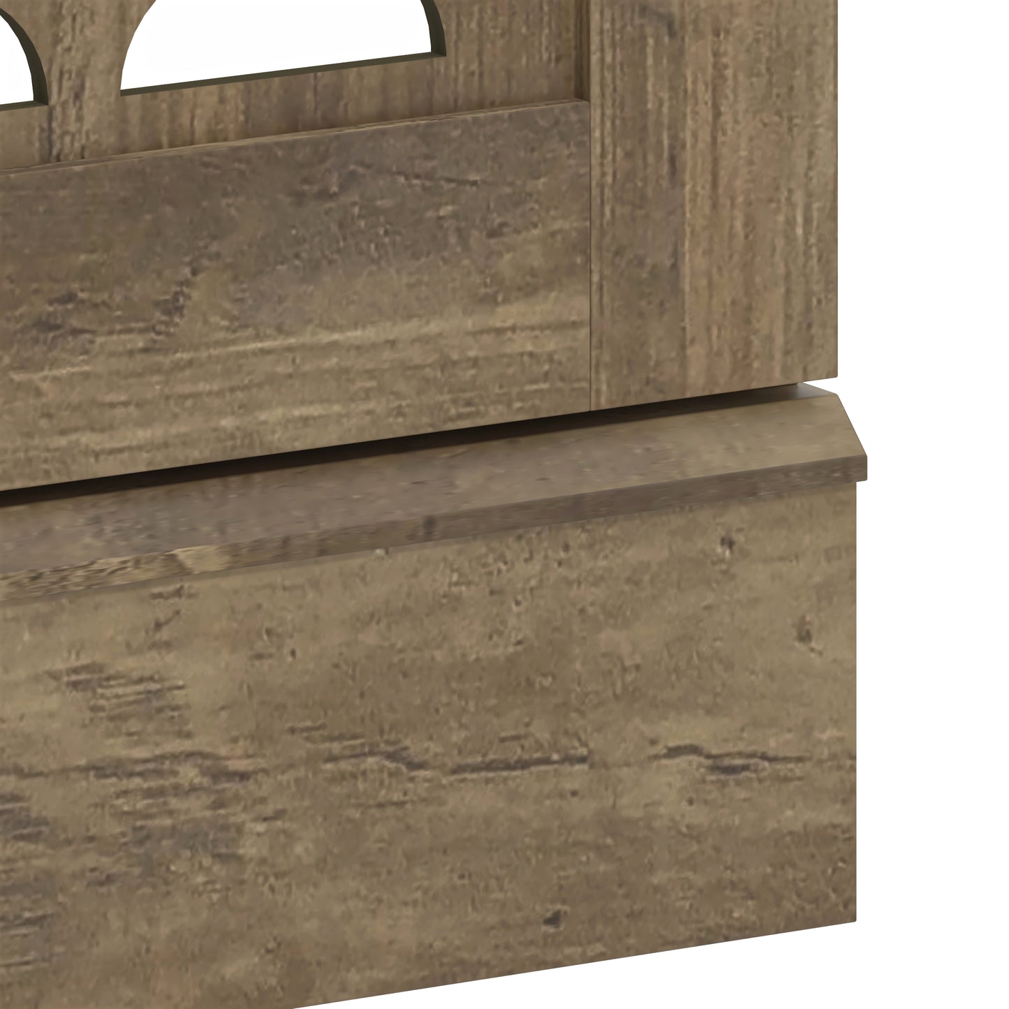 Galano End Table with Drawer and Cabinet Storage 22" W × 14" D × 25" H