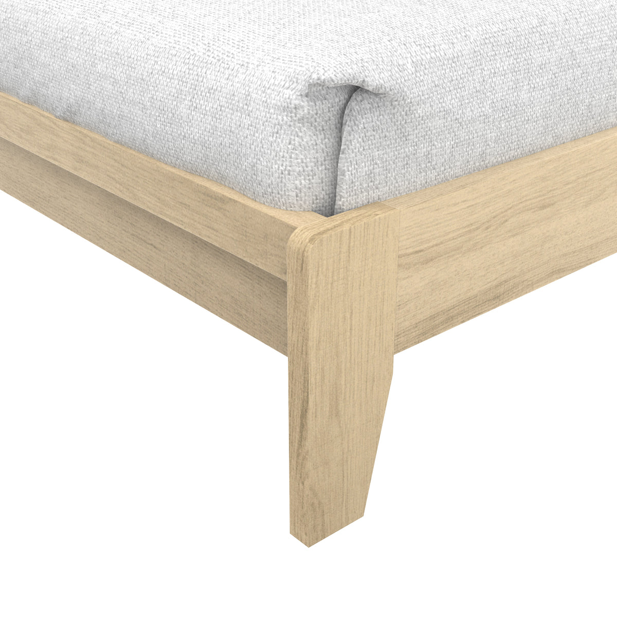 GALANO King Platform Bed with Headboard and Footboard