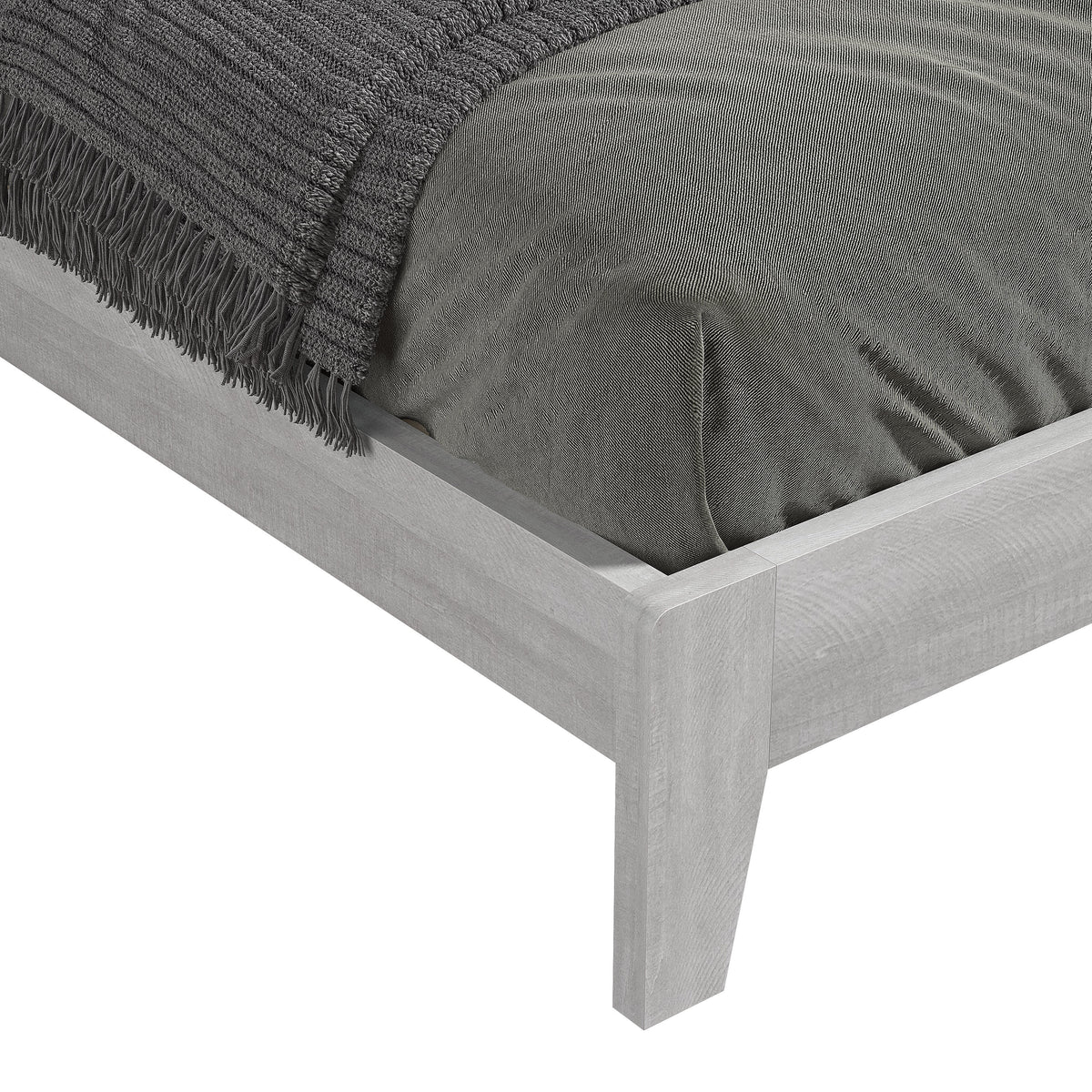 GALANO King Platform Bed with Headboard and Footboard