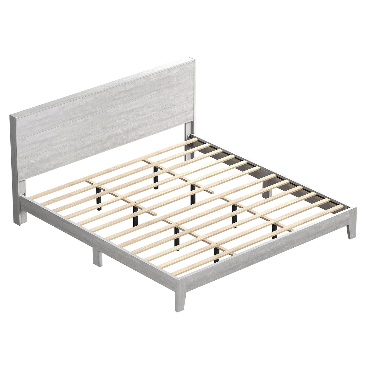 GALANO King Platform Bed with Headboard and Footboard