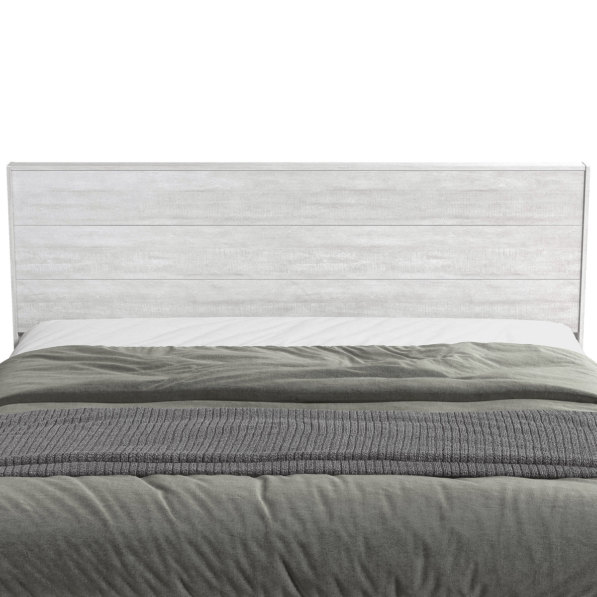 GALANO King Platform Bed with Headboard and Footboard