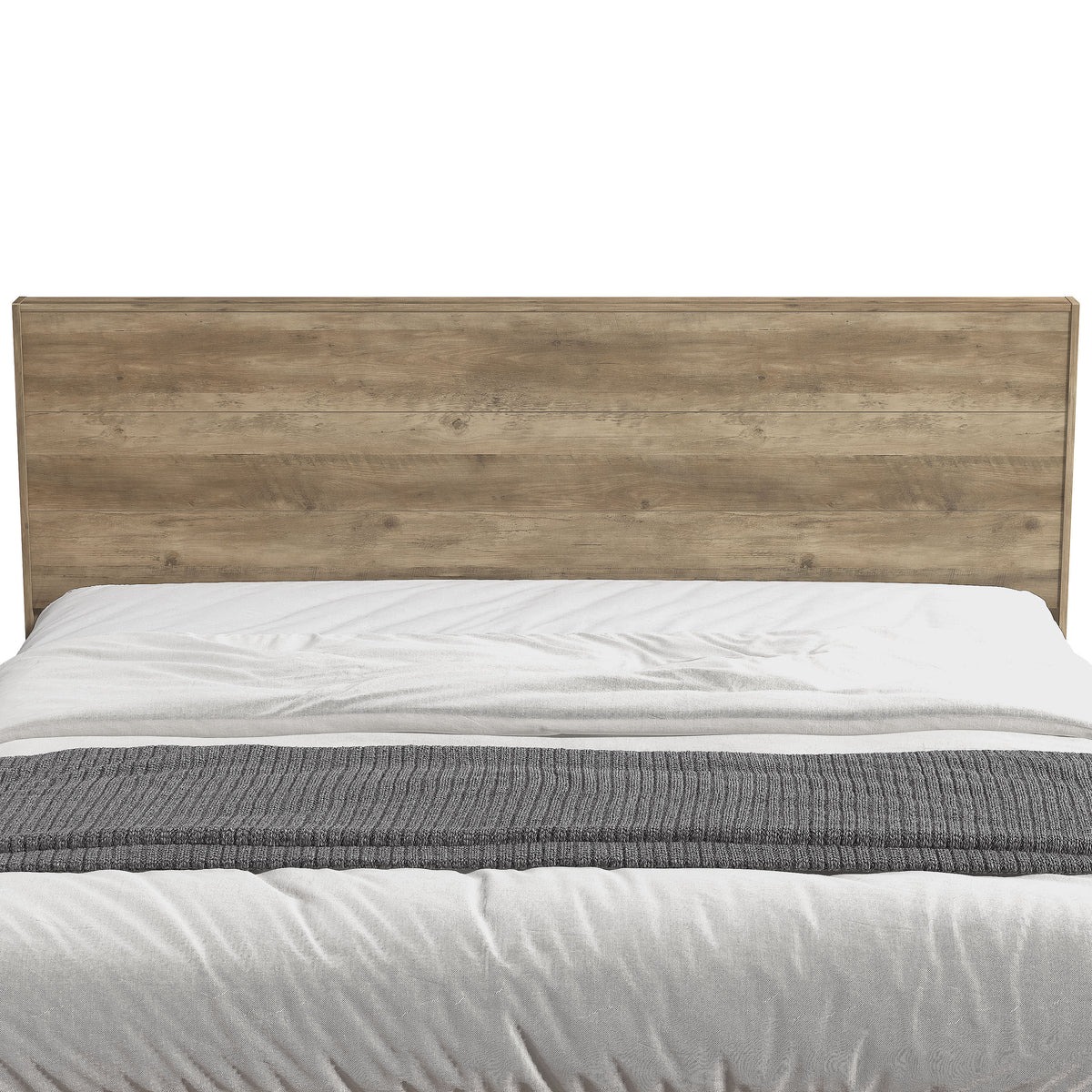 GALANO King Platform Bed with Headboard and Footboard