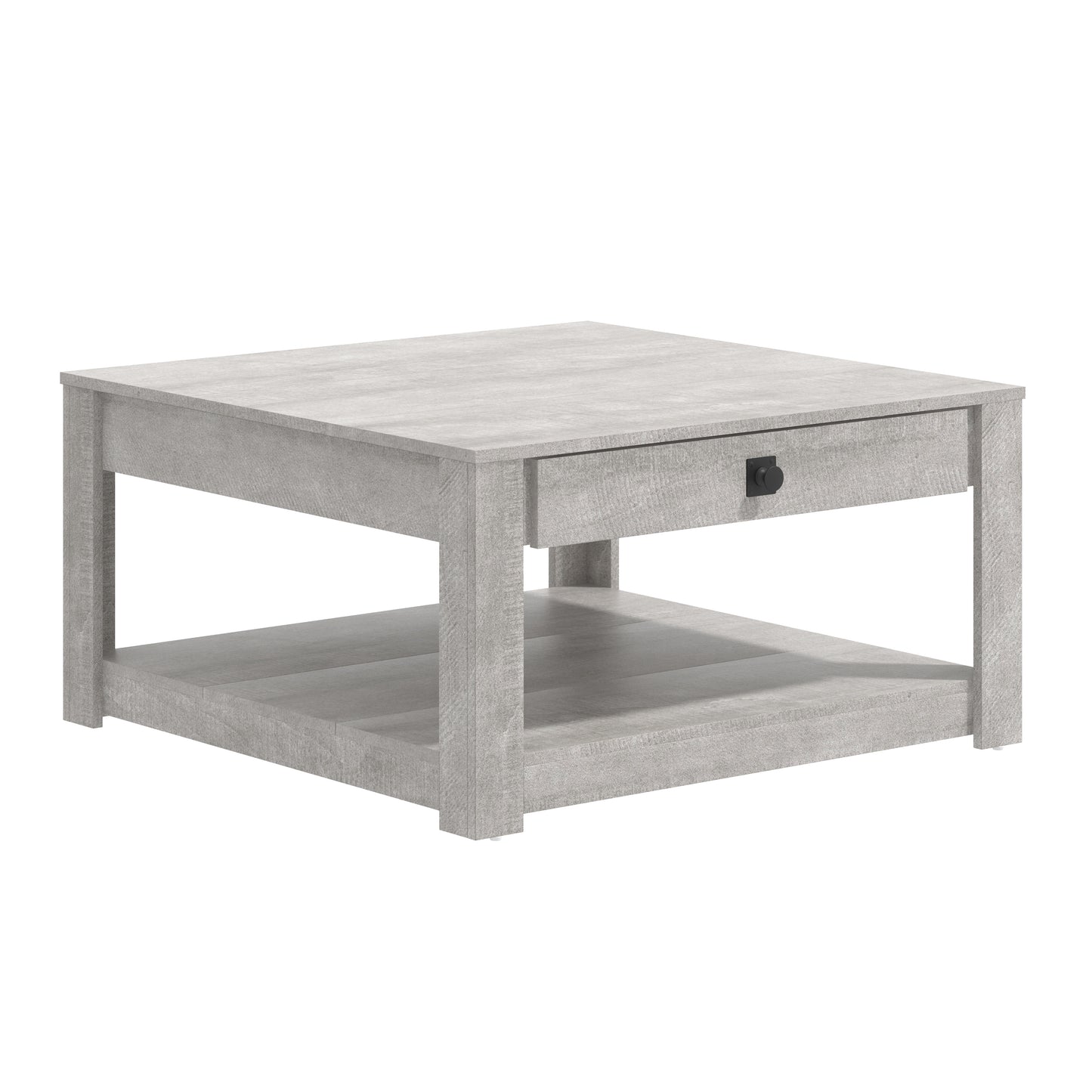 Galano Wood Coffee Table with Drawer Storage 31.5" W × 31.5" D × 16.3" H