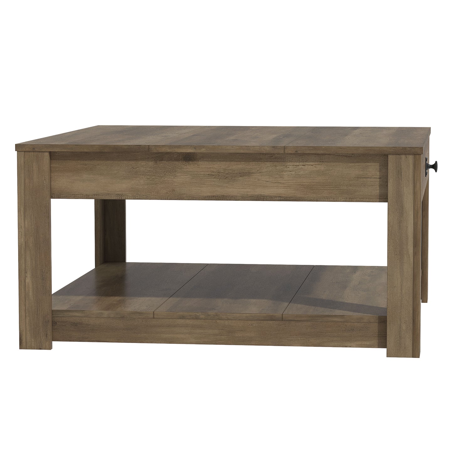Galano Wood Coffee Table with Drawer Storage 31.5" W × 31.5" D × 16.3" H