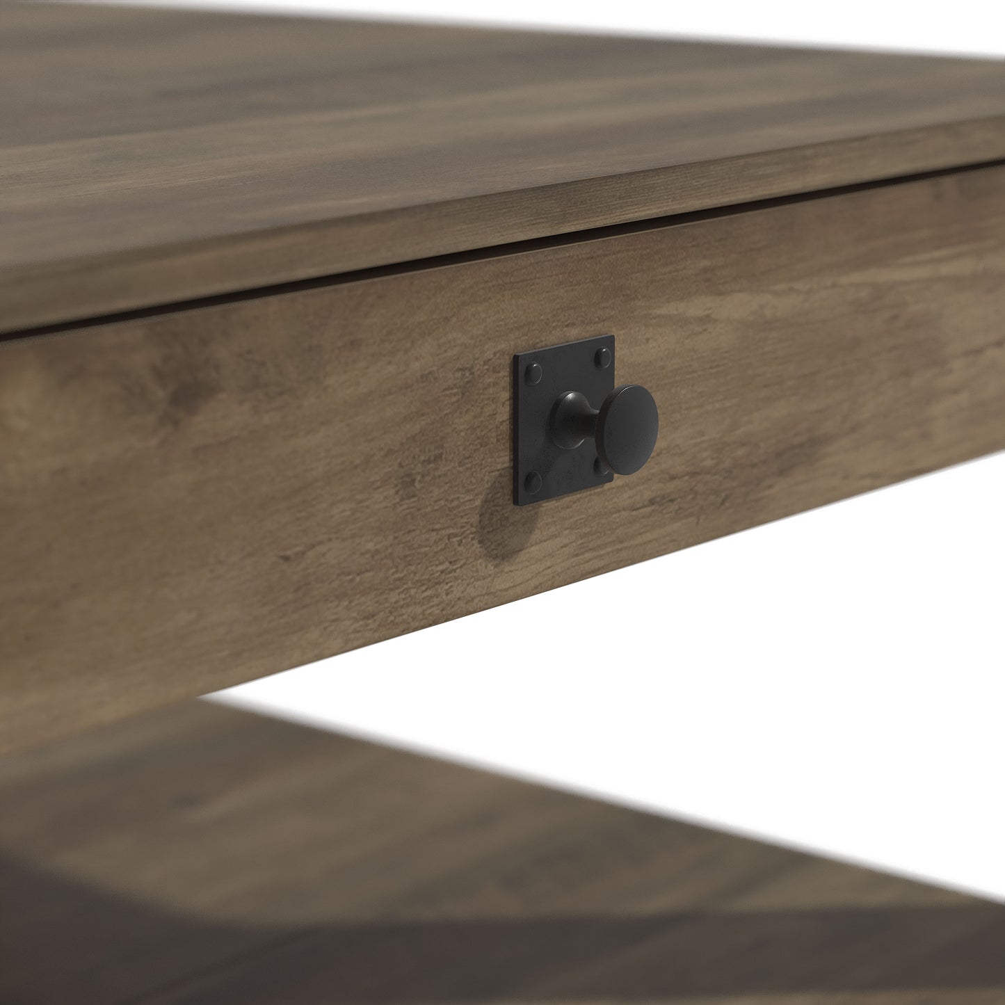 Galano Wood Coffee Table with Drawer Storage 31.5" W × 31.5" D × 16.3" H