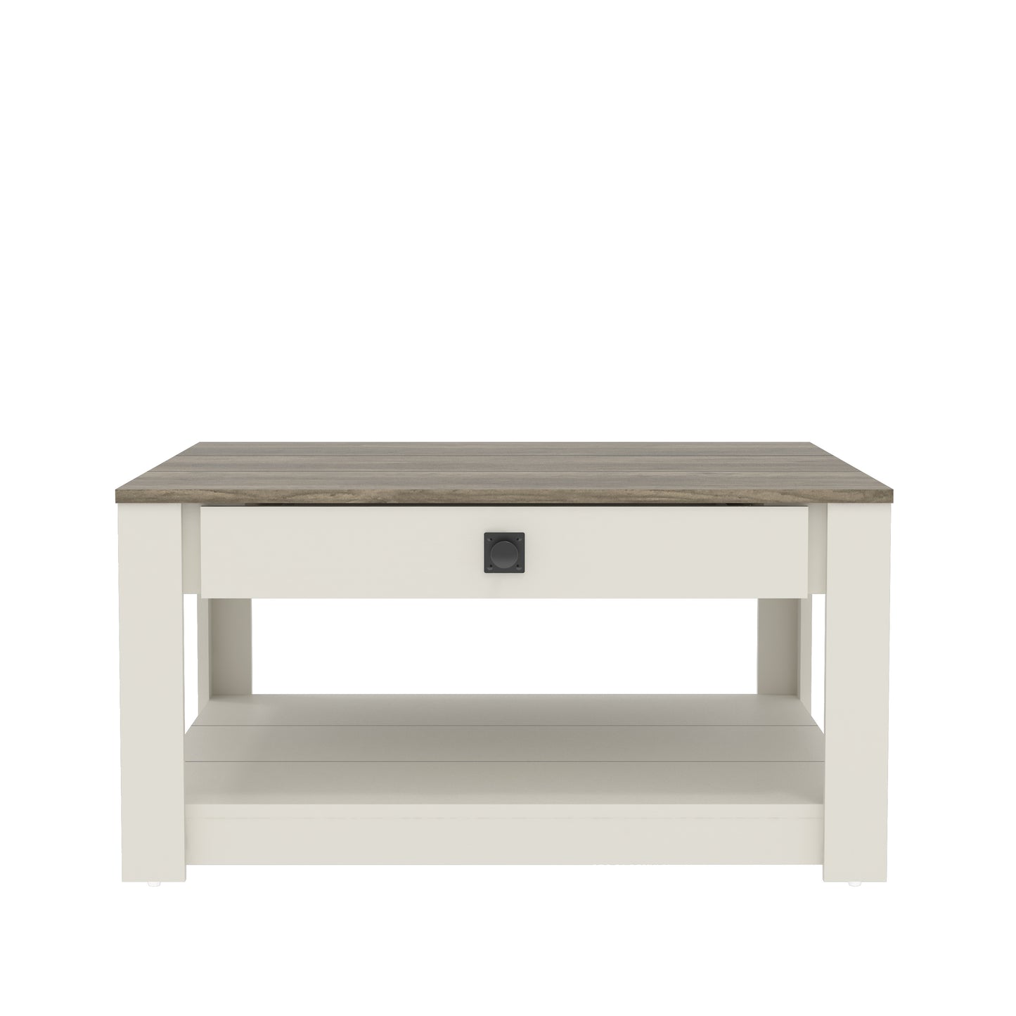 Galano Wood Coffee Table with Drawer Storage 31.5" W × 31.5" D × 16.3" H
