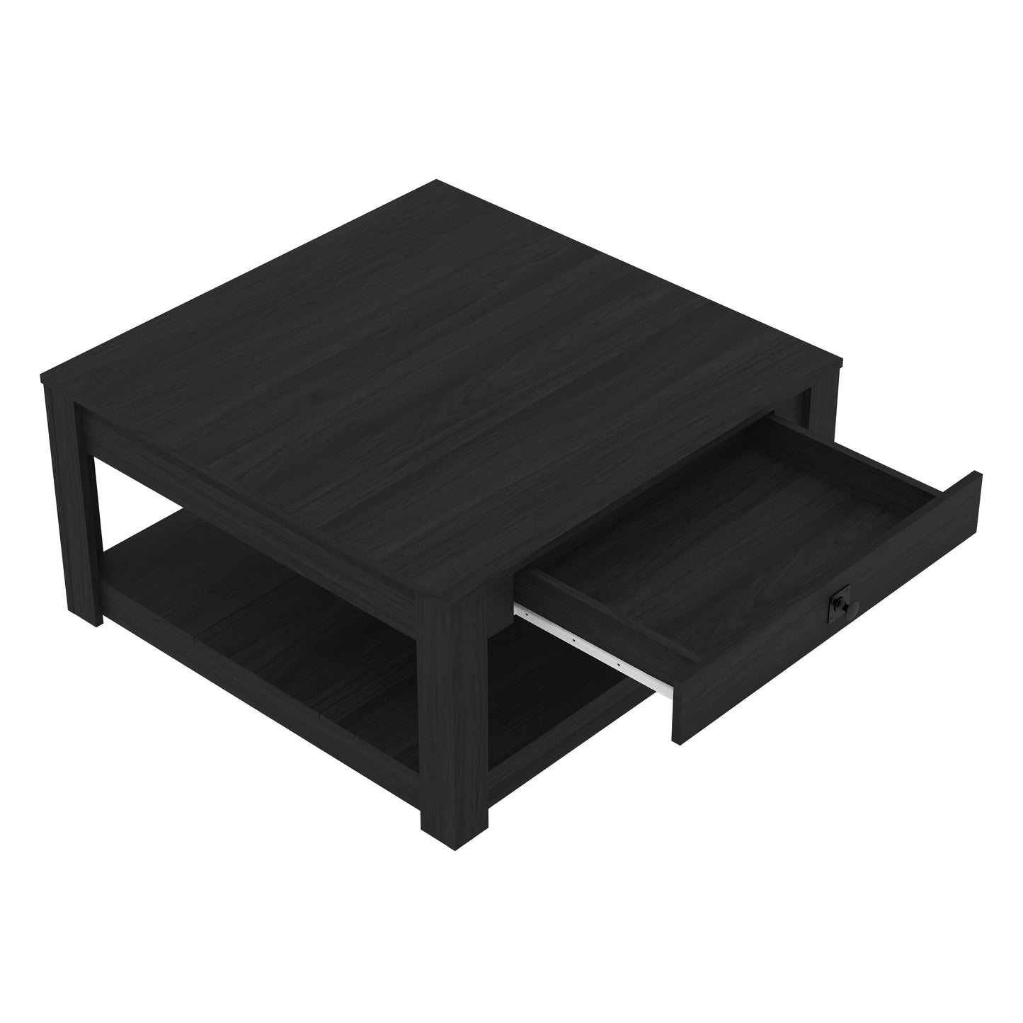 Galano Wood Coffee Table with Drawer Storage 31.5" W × 31.5" D × 16.3" H