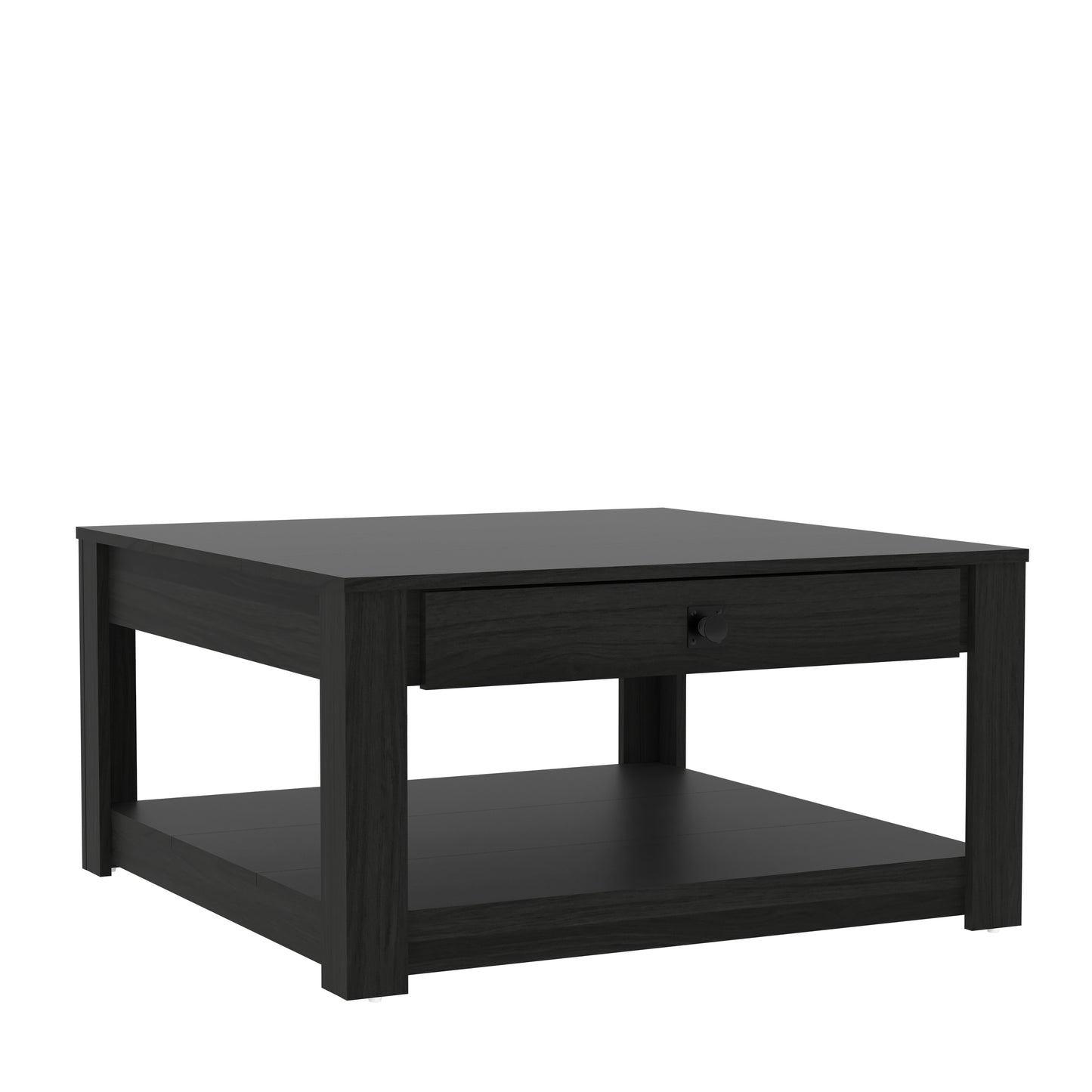 Galano Wood Coffee Table with Drawer Storage 31.5" W × 31.5" D × 16.3" H
