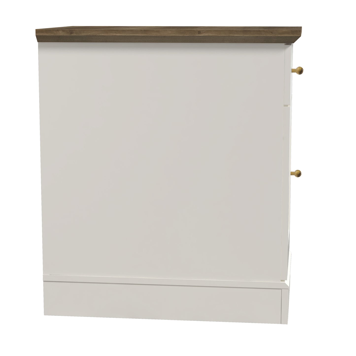 Galano End Table with Drawer and Cabinet Storage 22" W × 14" D × 25" H