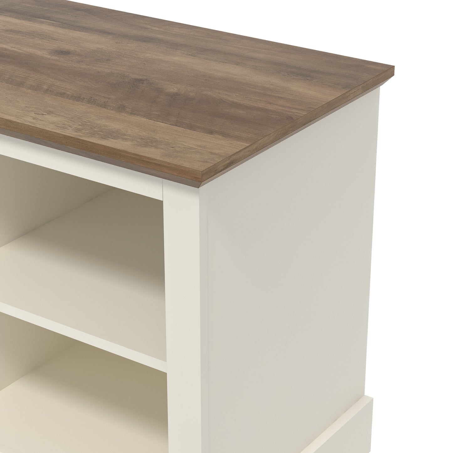 Galano TV Stand with Cut-Out Door Storage 68.2" W × 17.1" D × 23.7" H