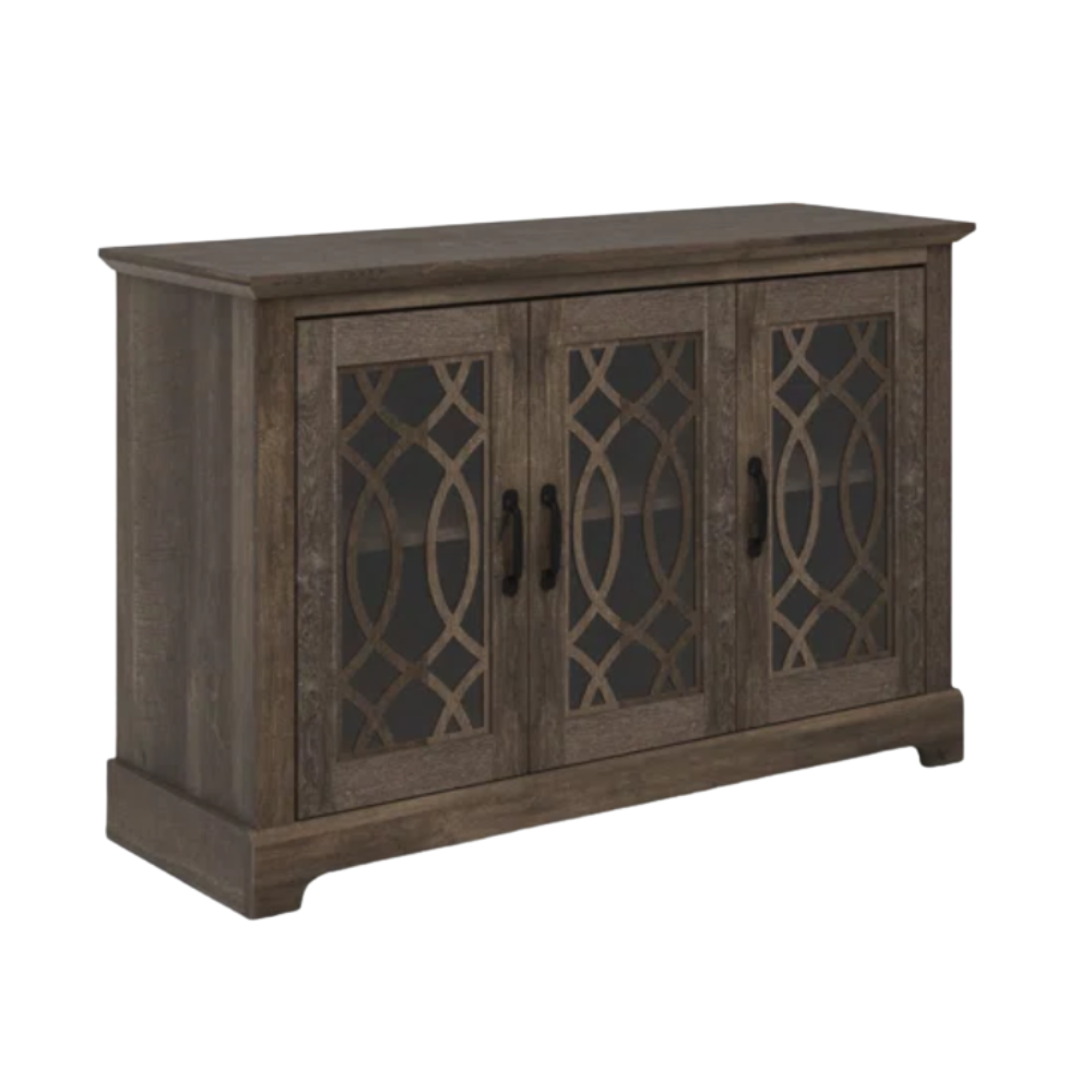 GALANO Sideboard with 3 Doors and Adjustable Shelves, 45.7" Wide