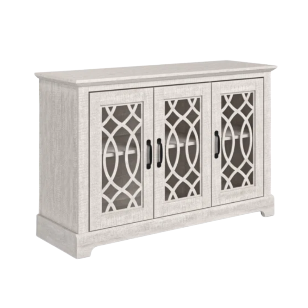 GALANO Sideboard with 3 Doors and Adjustable Shelves, 45.7" Wide