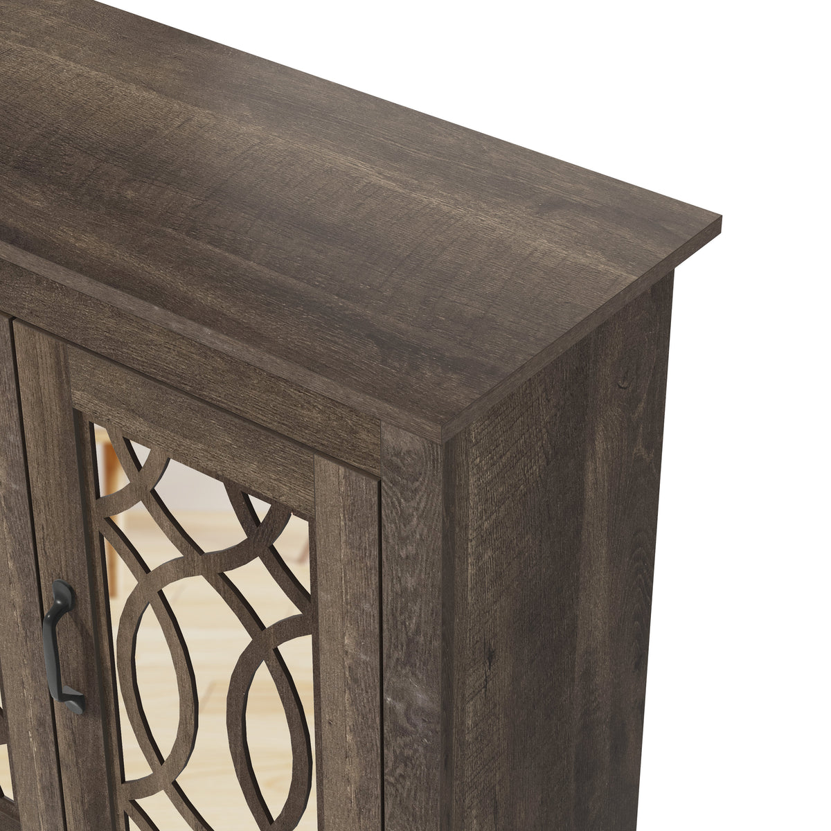 GALANO Shoe Storage Cabinet with 3 Mirrored Doors, Up to 16 Pairs