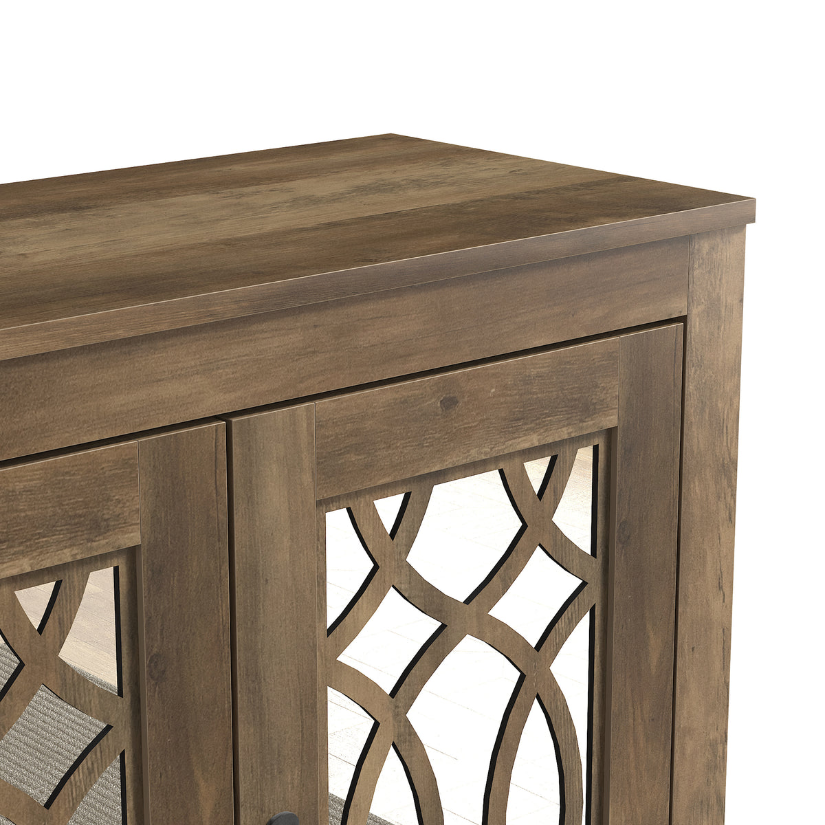 GALANO Shoe Storage Cabinet with 3 Mirrored Doors, Up to 16 Pairs