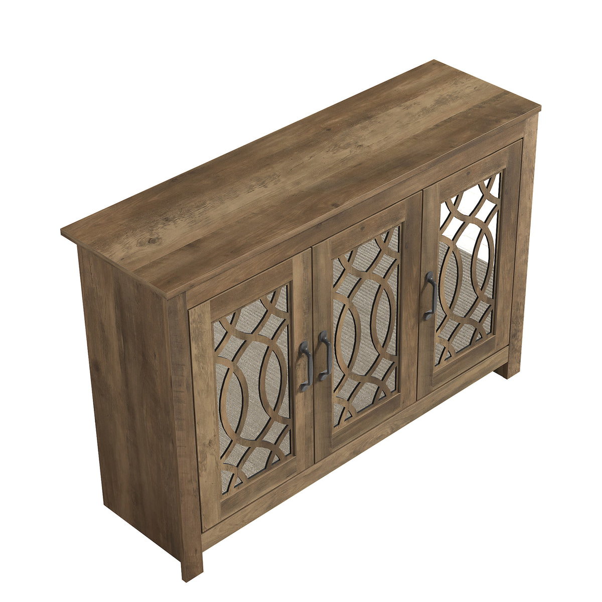 GALANO Shoe Storage Cabinet with 3 Mirrored Doors, Up to 16 Pairs