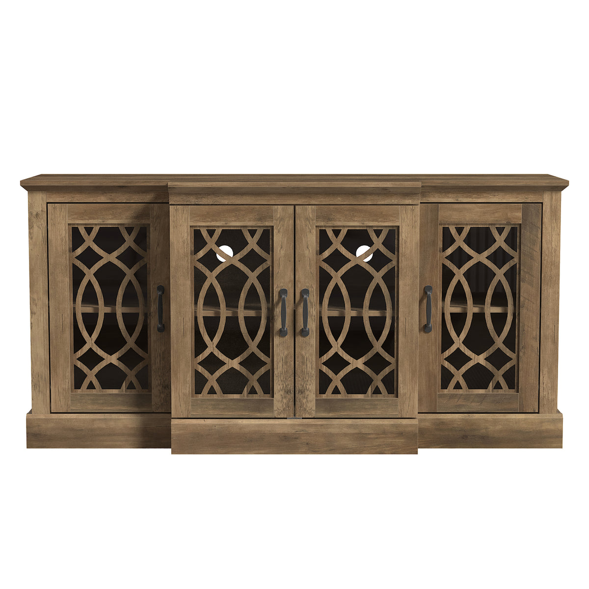 GALANO 60.4" Sideboard with 4 Doors and Adjustable Shelves