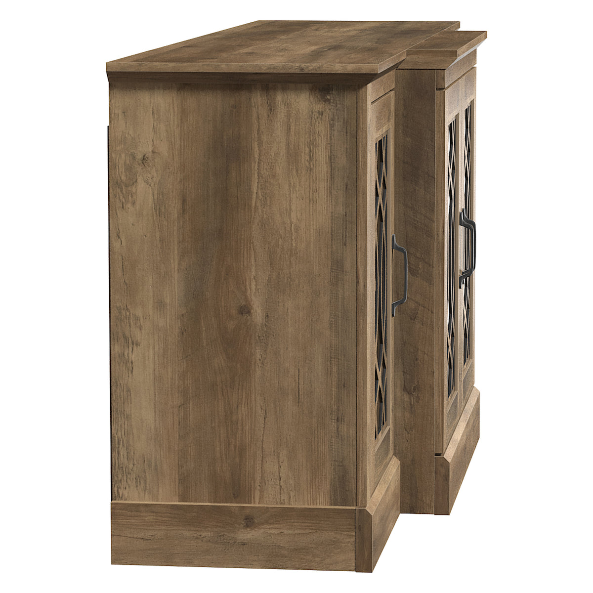 GALANO 60.4" Sideboard with 4 Doors and Adjustable Shelves
