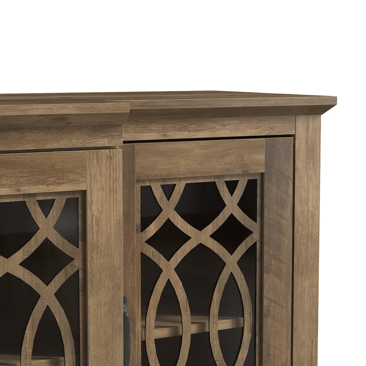 GALANO 60.4" Sideboard with 4 Doors and Adjustable Shelves