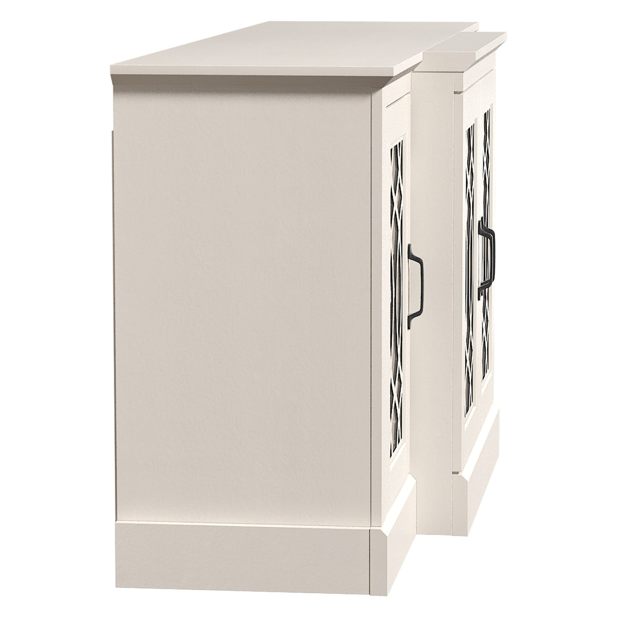 GALANO 60.4" Sideboard with 4 Doors and Adjustable Shelves