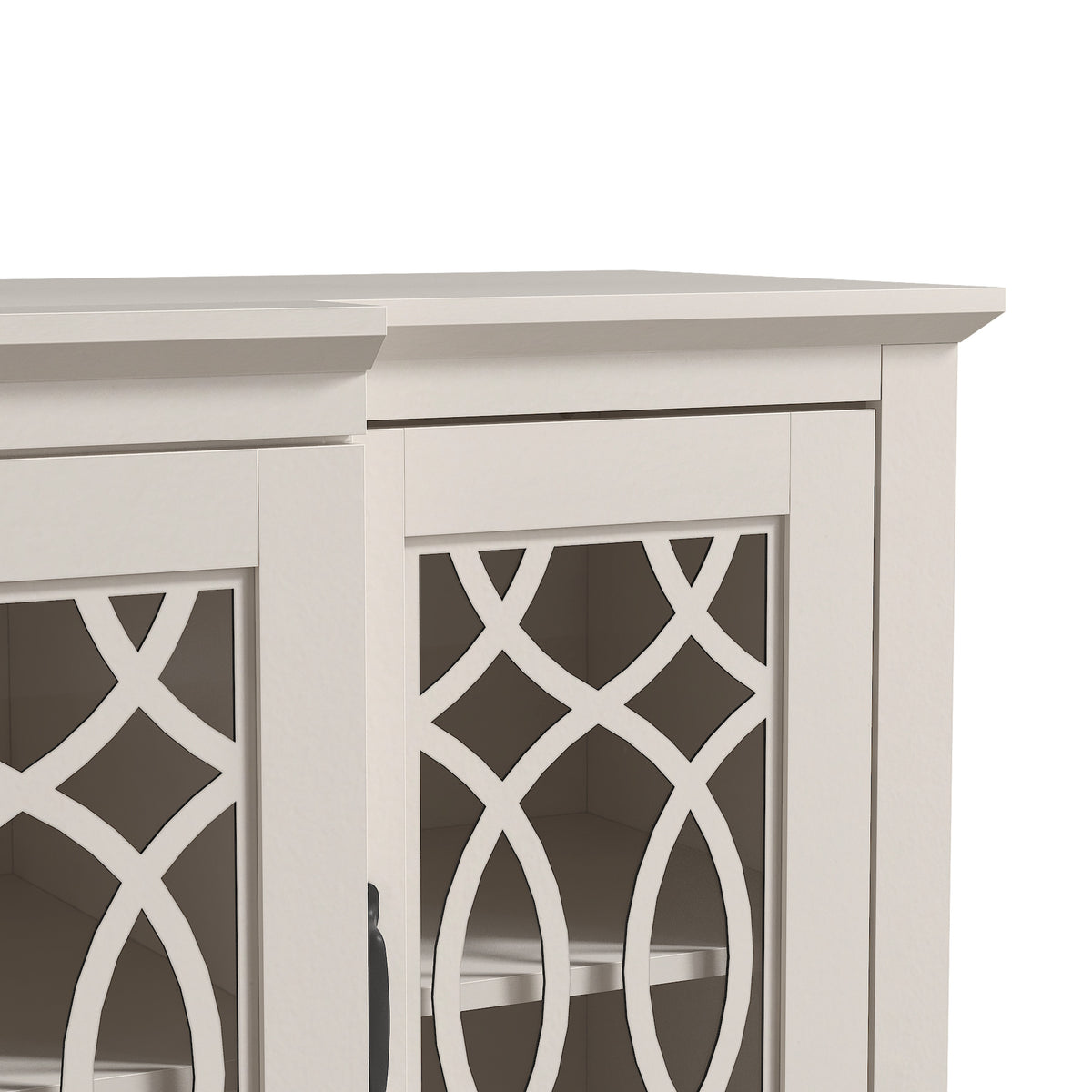 GALANO 60.4" Sideboard with 4 Doors and Adjustable Shelves