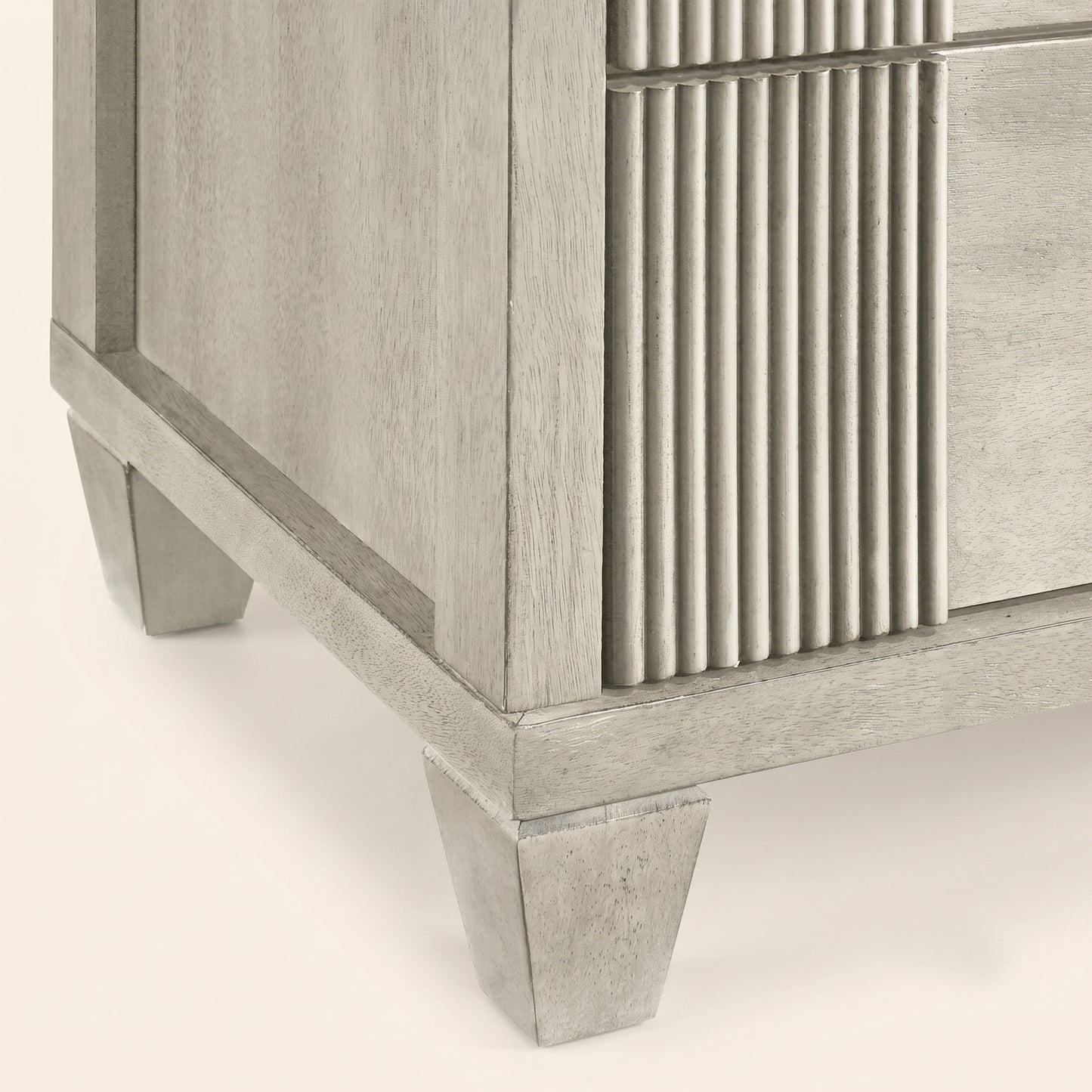 GALANO 6-Drawer Double Dresser, 54.8" Wide, Mid-Century Fluted Design, 1 Dresser