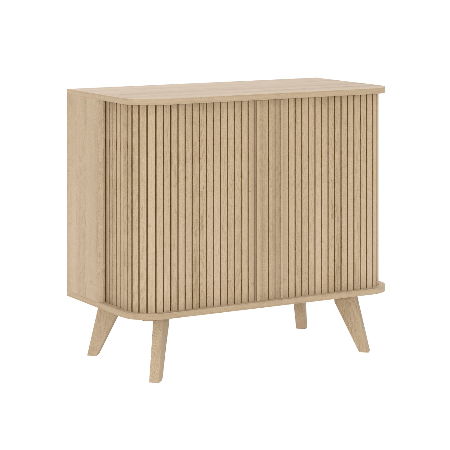 Galano Fluted Door Sideboard Cabinet 27.6" W x 15.6" D x 27.8" H