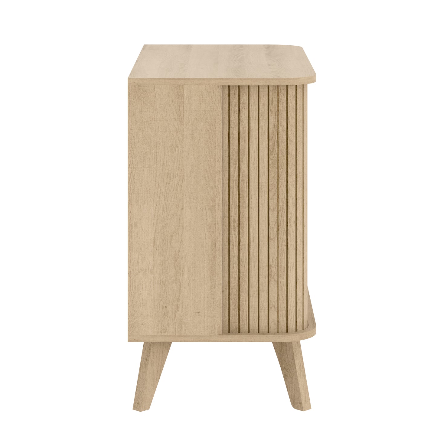 Galano Fluted Door Sideboard Cabinet 27.6" W x 15.6" D x 27.8" H