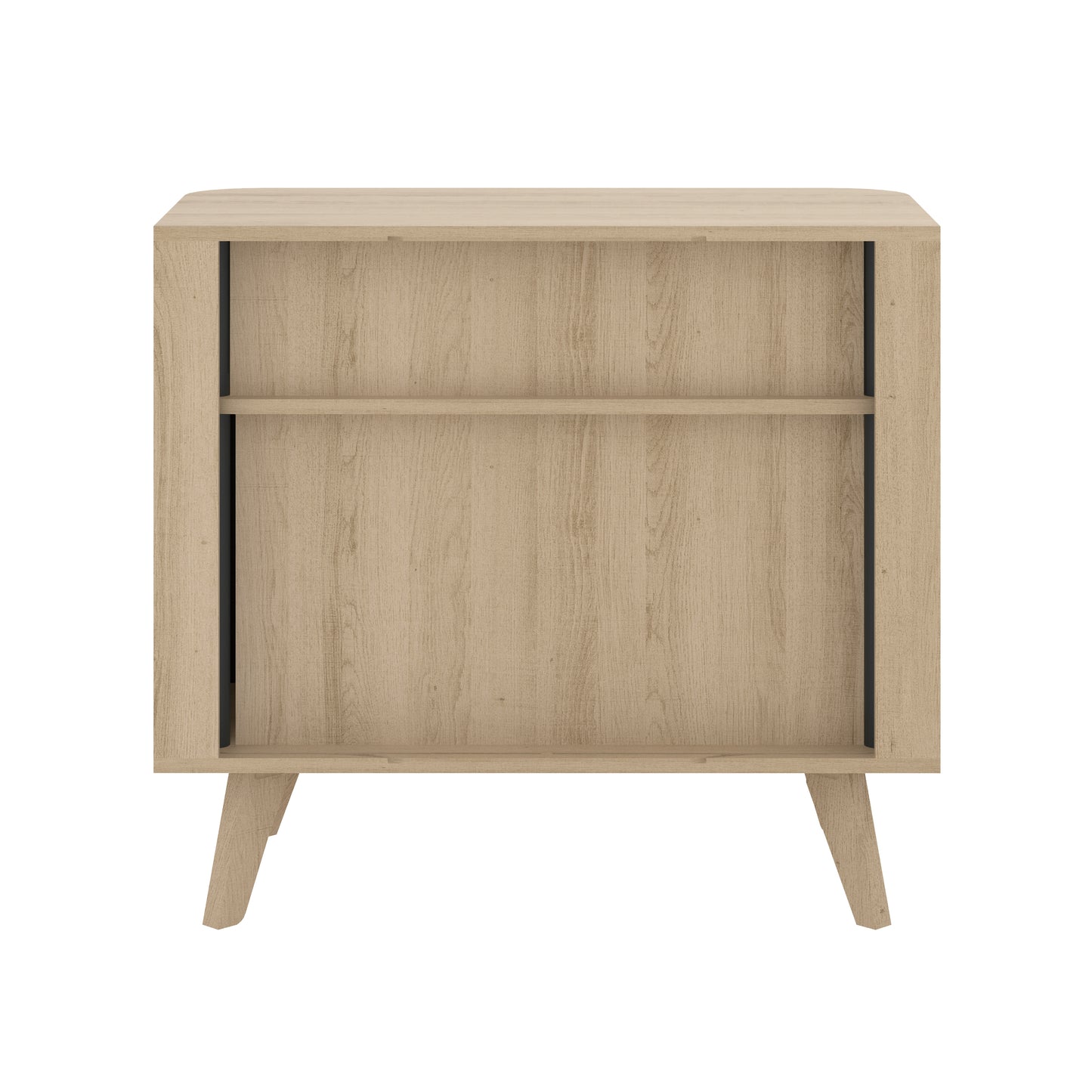 Galano Fluted Door Sideboard Cabinet 27.6" W x 15.6" D x 27.8" H