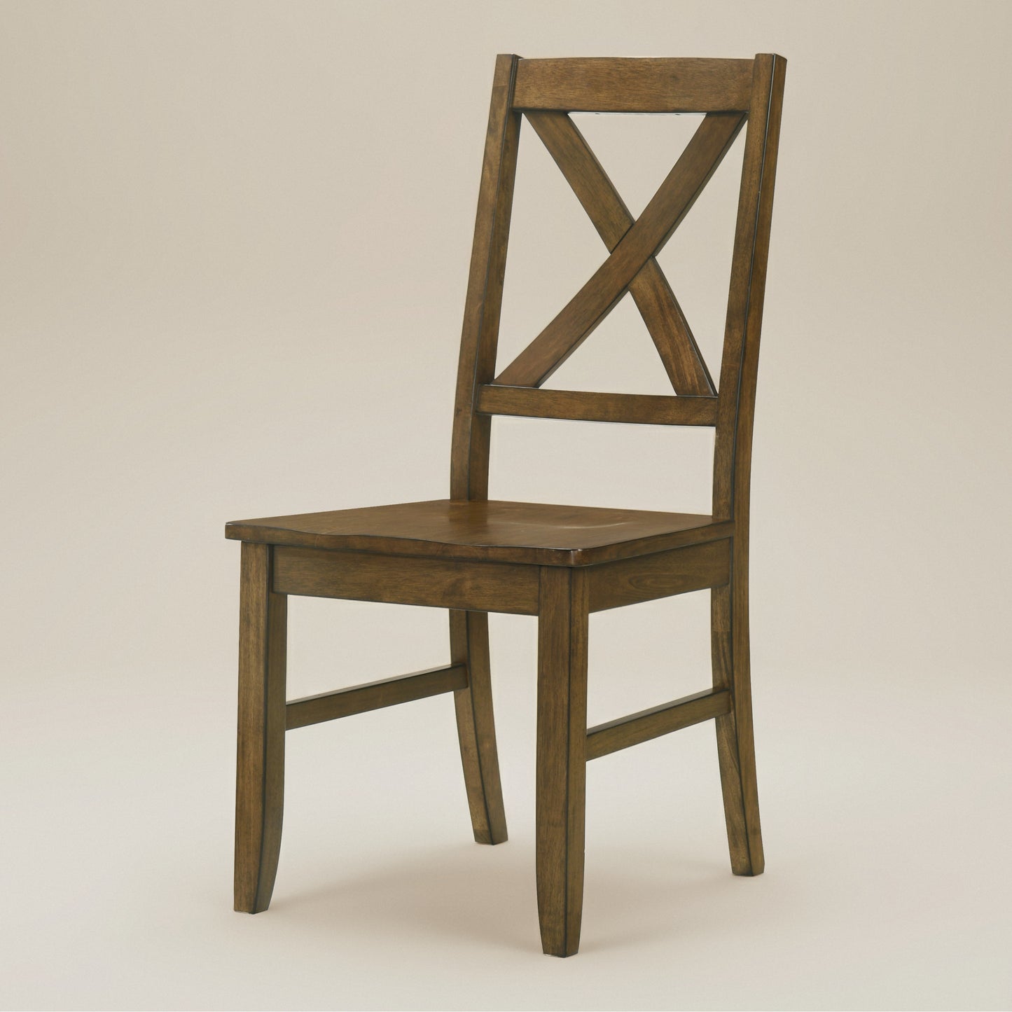 Galano Solid Wood Cross-Back Dining Chair Set of 2 18.5" W x 21.4" D x 38.4" H