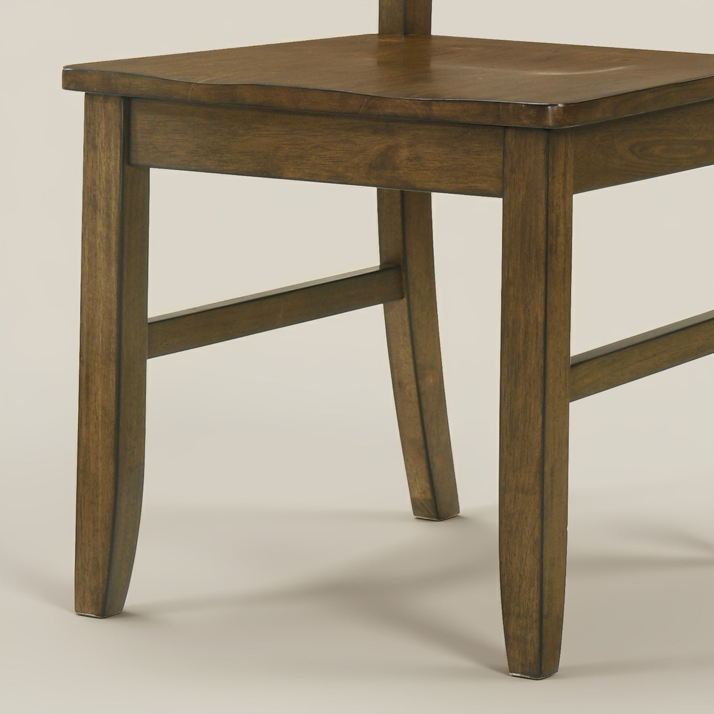 Galano Solid Wood Cross-Back Dining Chair Set of 2 18.5" W x 21.4" D x 38.4" H