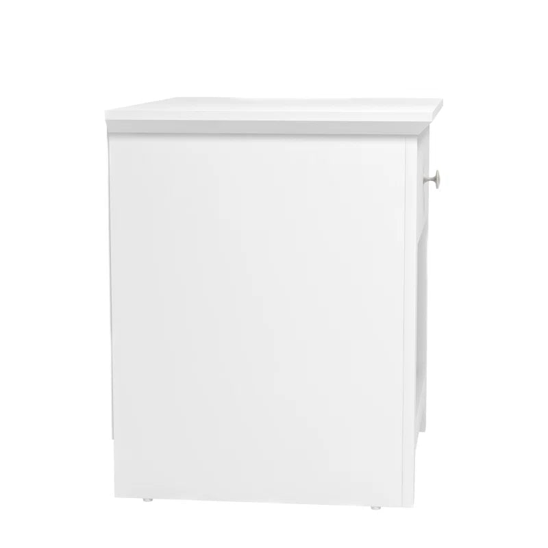 Galano Modern 1-Drawer Nightstand with Open Storage 19.3" W × 16.9" D × 20.9" H