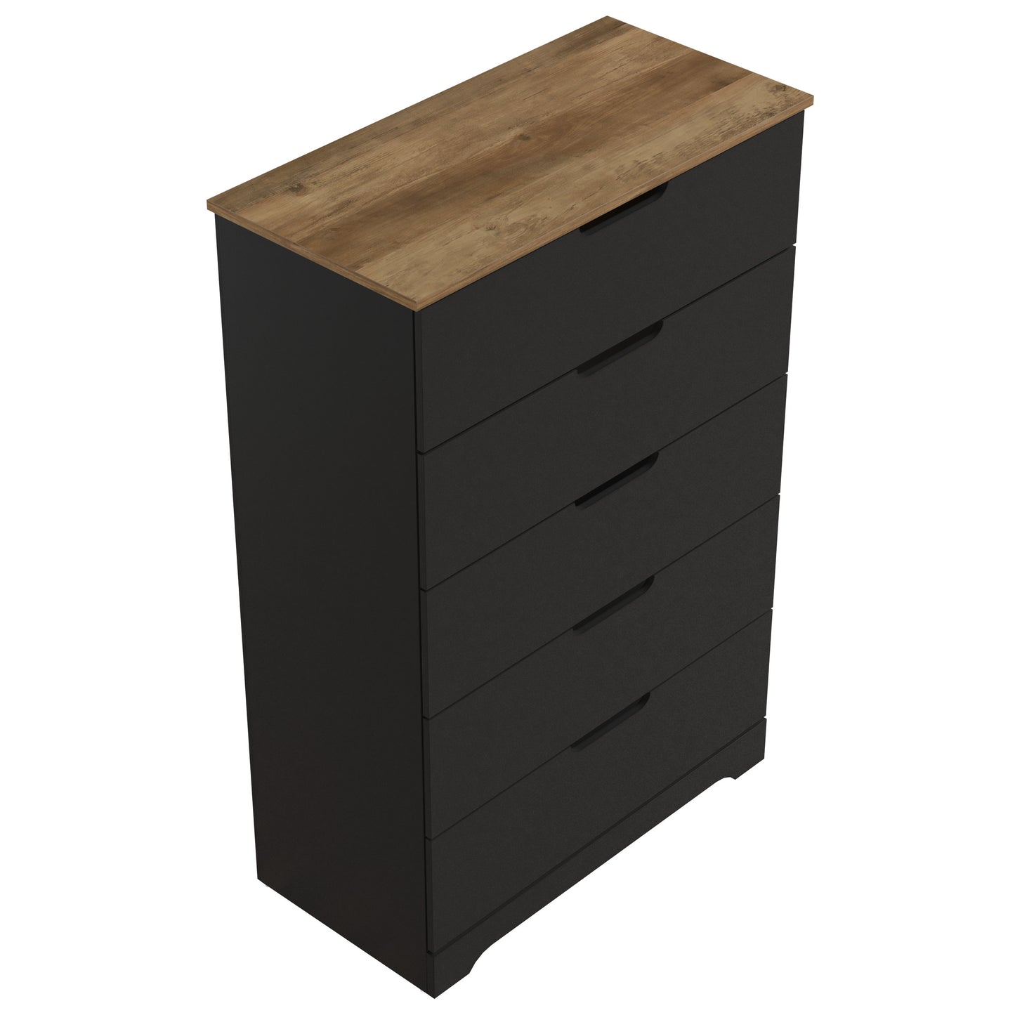 Galano 5 Drawer Dresser with Interlocking Drawers 31.3" W × 47.2" H x 15.6'' D