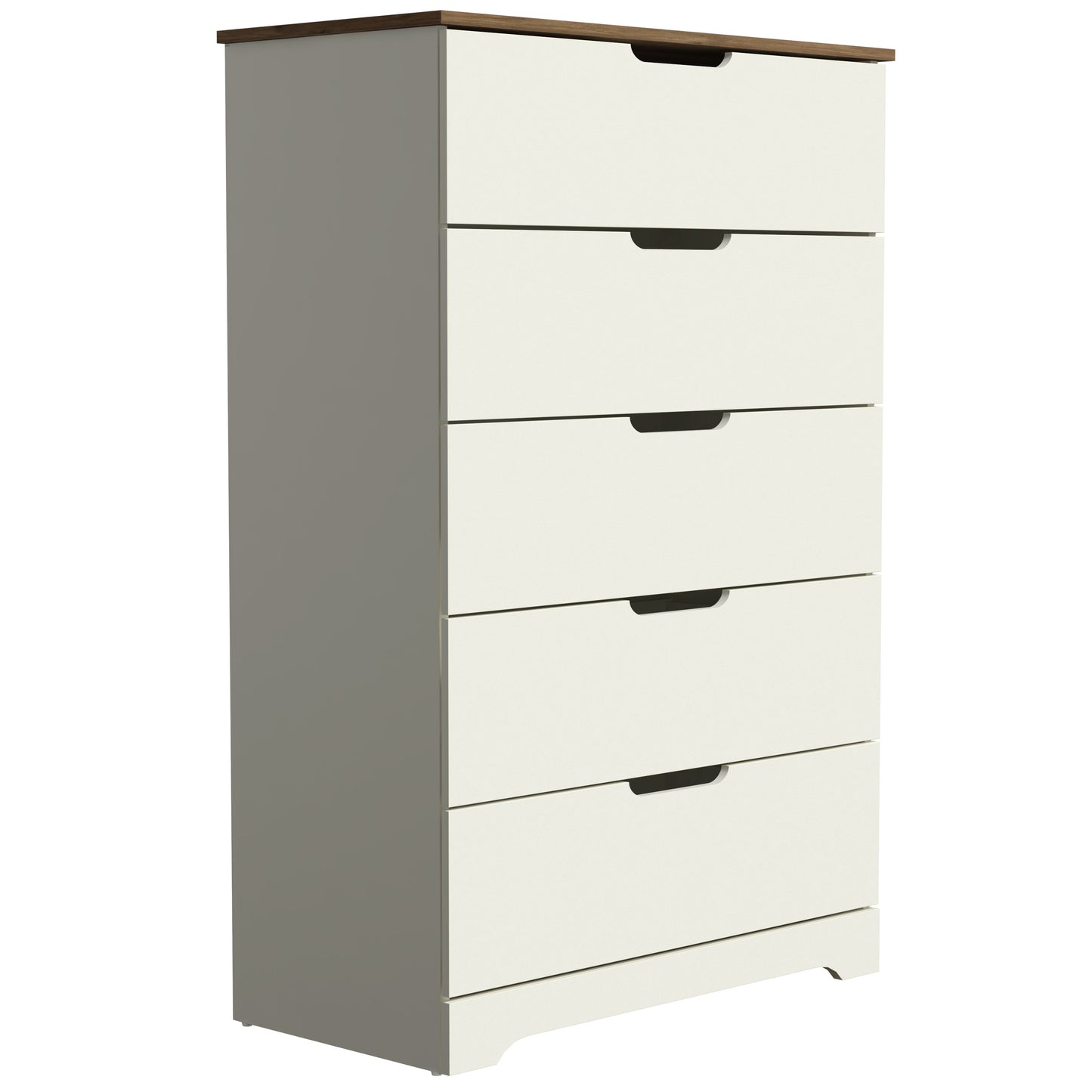 Galano 5 Drawer Dresser with Interlocking Drawers 31.3" W × 47.2" H x 15.6'' D