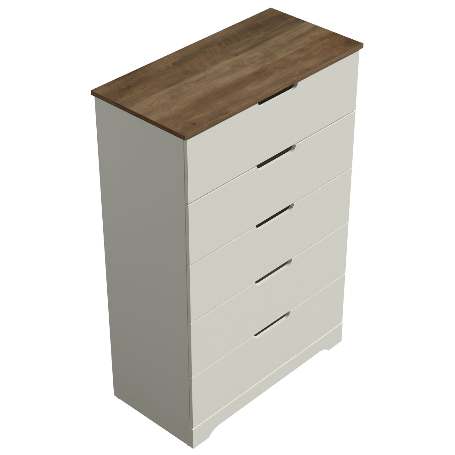 Galano 5 Drawer Dresser with Interlocking Drawers 31.3" W × 47.2" H x 15.6'' D