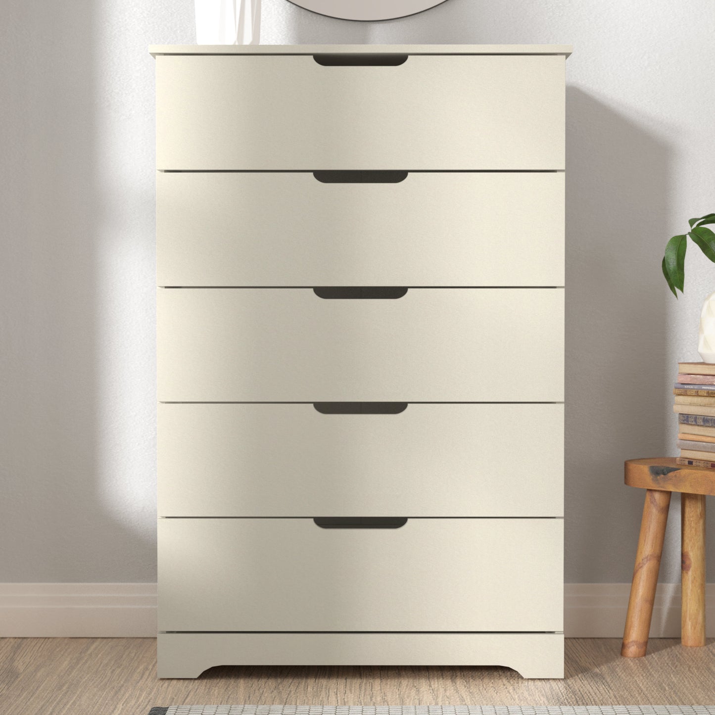Galano 5 Drawer Dresser with Interlocking Drawers 31.3" W × 47.2" H x 15.6'' D