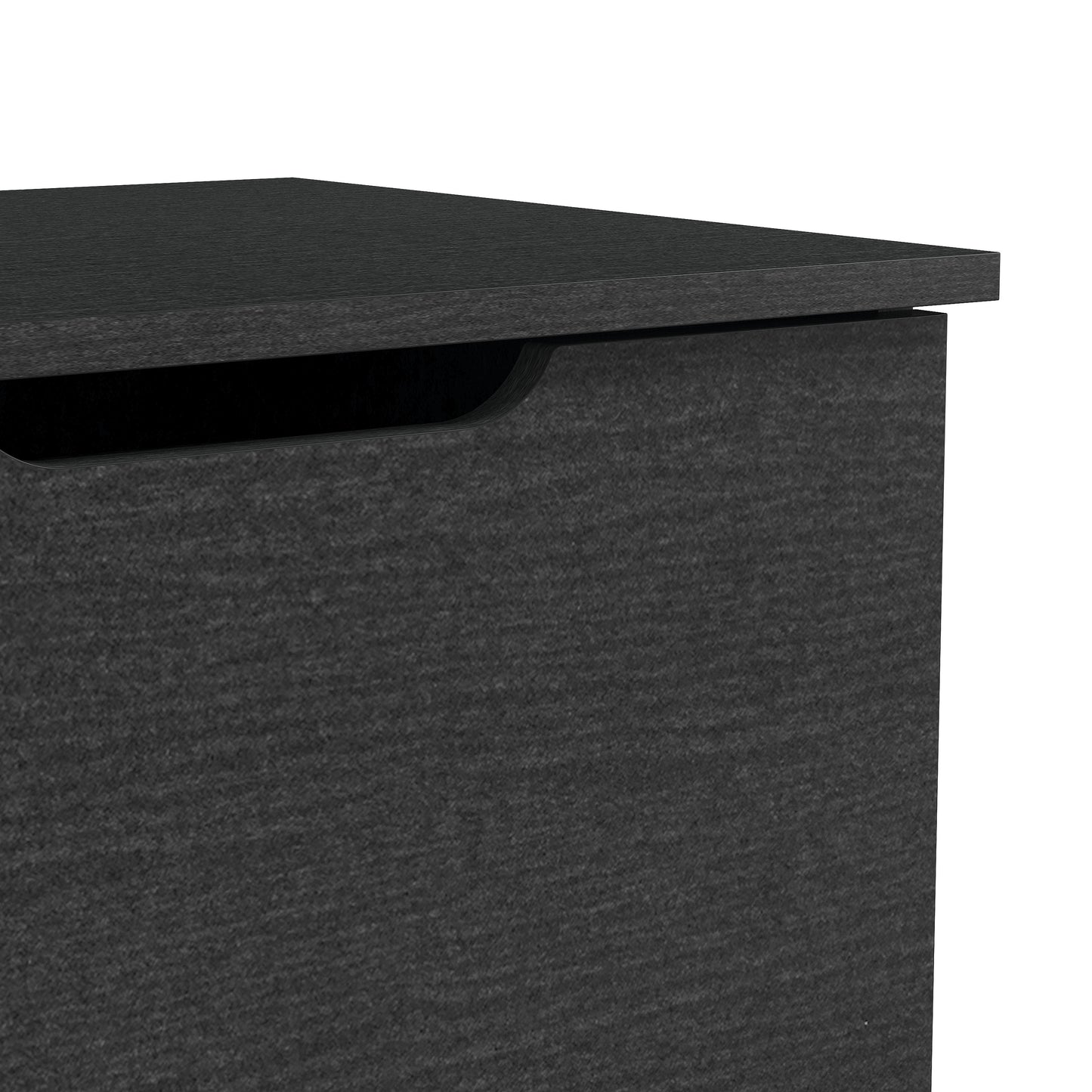 Galano Modern 2-Drawer Nightstand with Cutout Handles 18.7" W × 15.7" D × 23.7" H