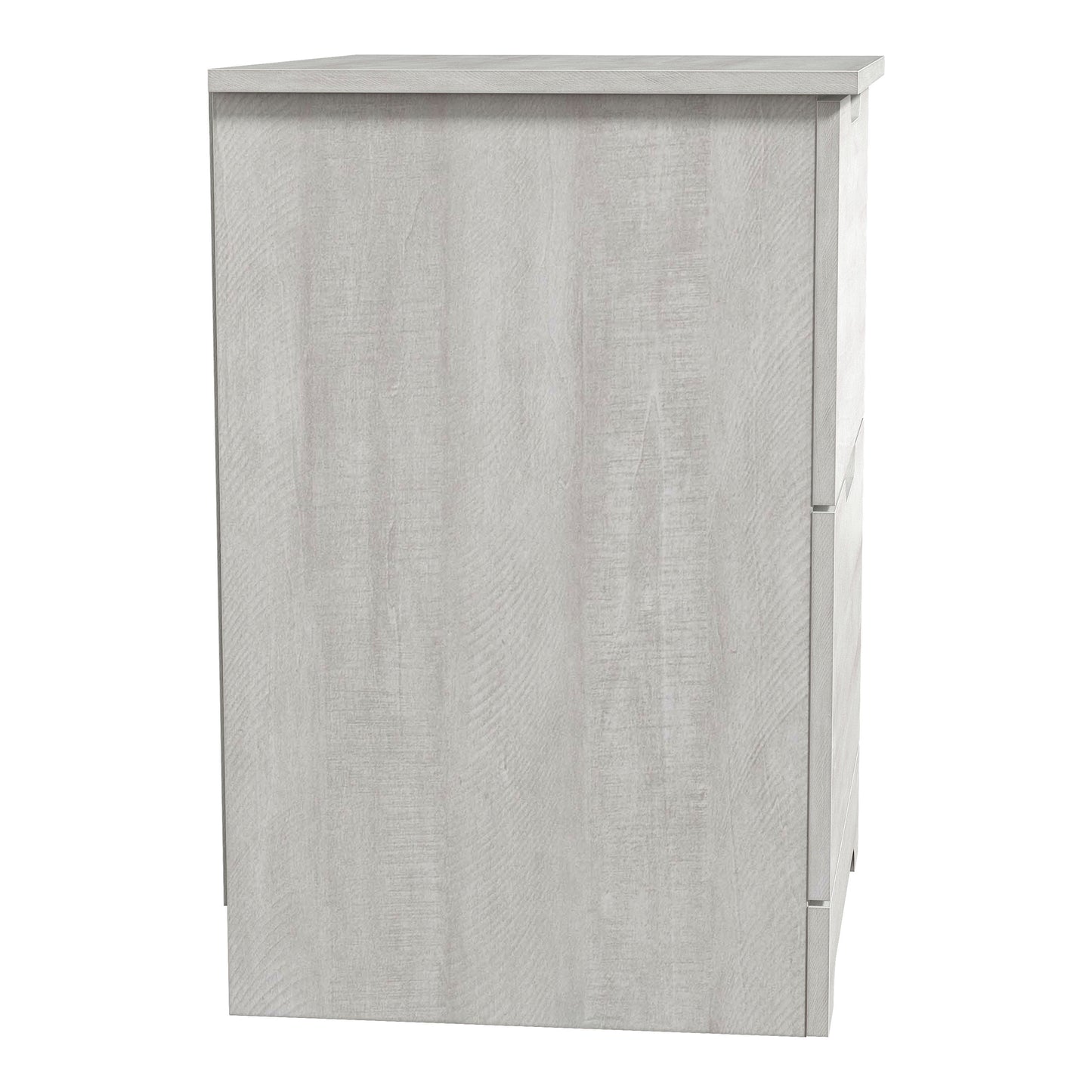 Galano Modern 2-Drawer Nightstand with Cutout Handles 18.7" W × 15.7" D × 23.7" H