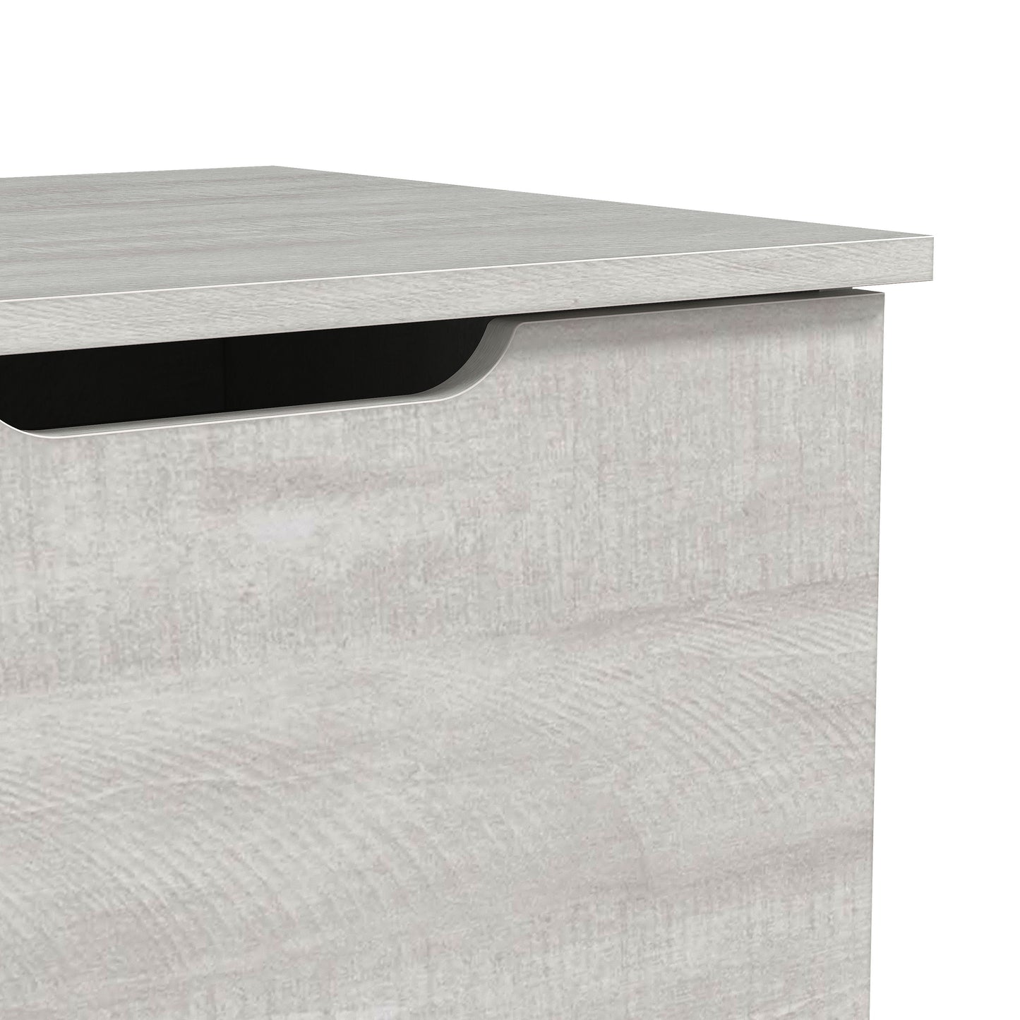 Galano Modern 2-Drawer Nightstand with Cutout Handles 18.7" W × 15.7" D × 23.7" H