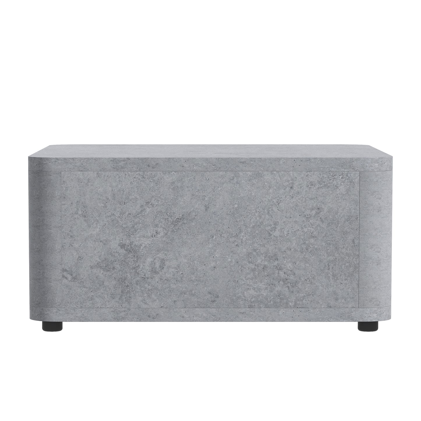 Galano Modern Wood Coffee Table with Storage Shelf 32" W × 32" D × 15" H