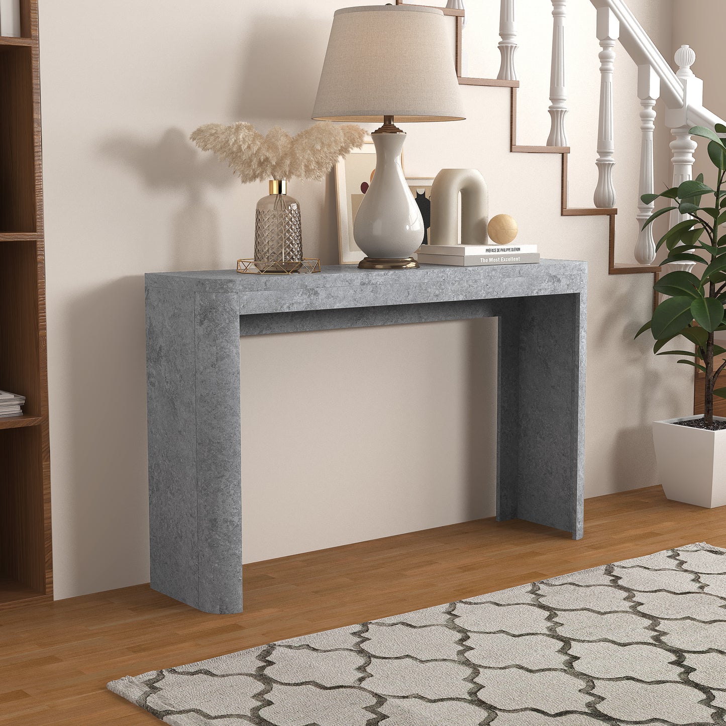 Galano Rectangular Console Table 47.2" W × 11.8" D × 29.5" H