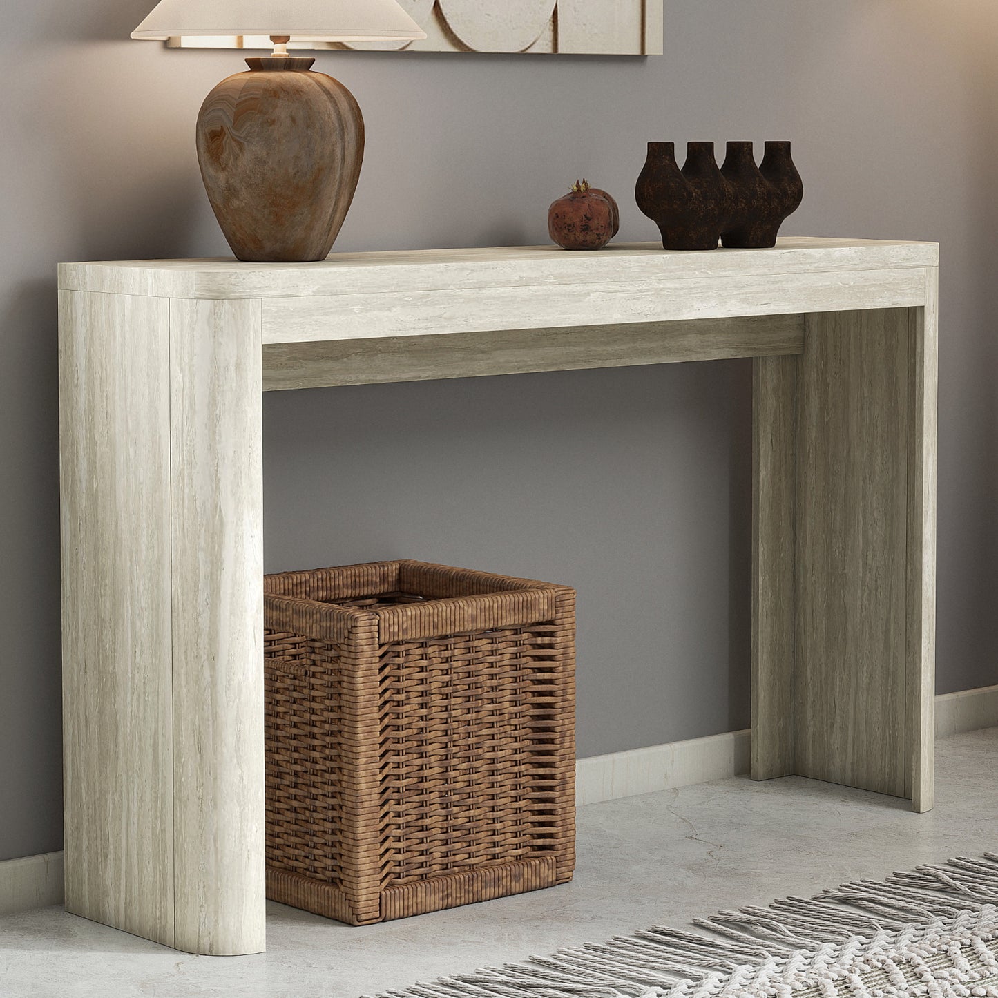 Galano Rectangular Console Table 47.2" W × 11.8" D × 29.5" H