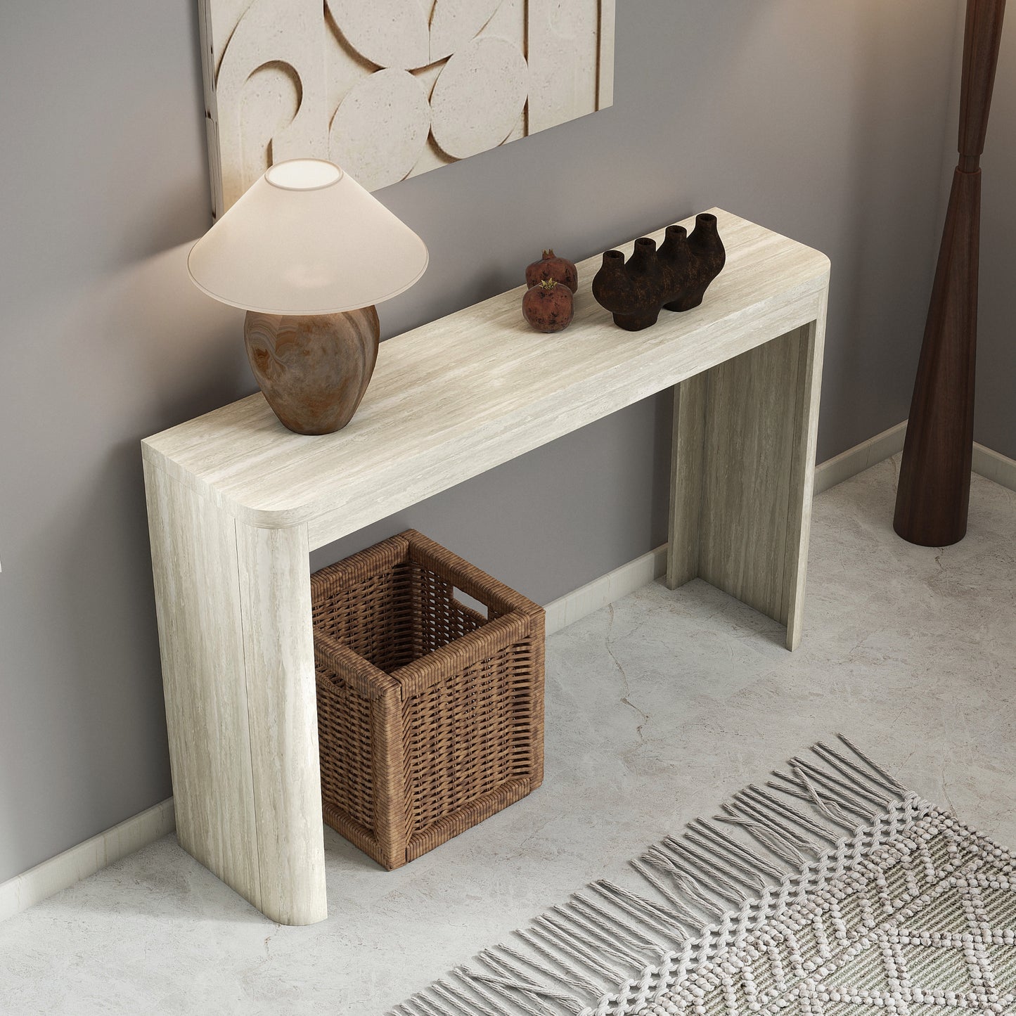 Galano Rectangular Console Table 47.2" W × 11.8" D × 29.5" H