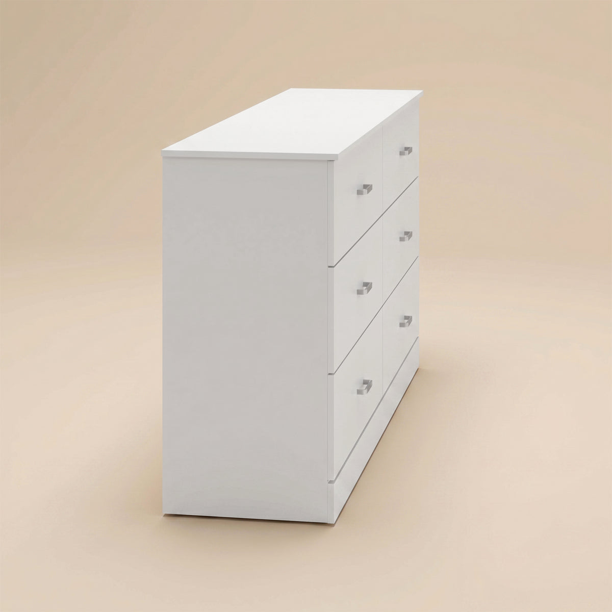 GALANO 6-Drawer Double Dresser with Interlocking Drawers, 59-Inch